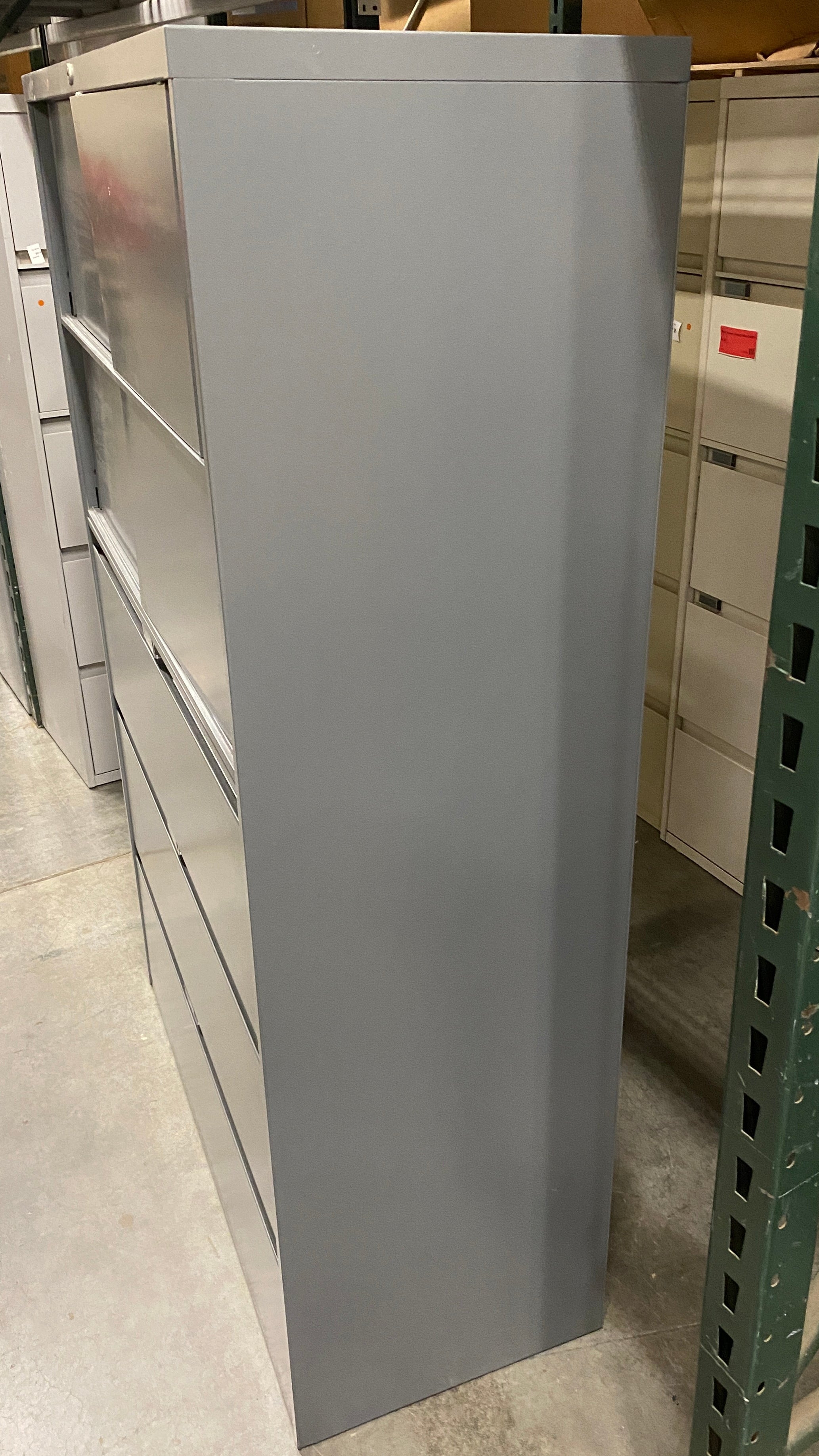 Steelcase Lateral Light Grey 3 Drawer File Cabinet
