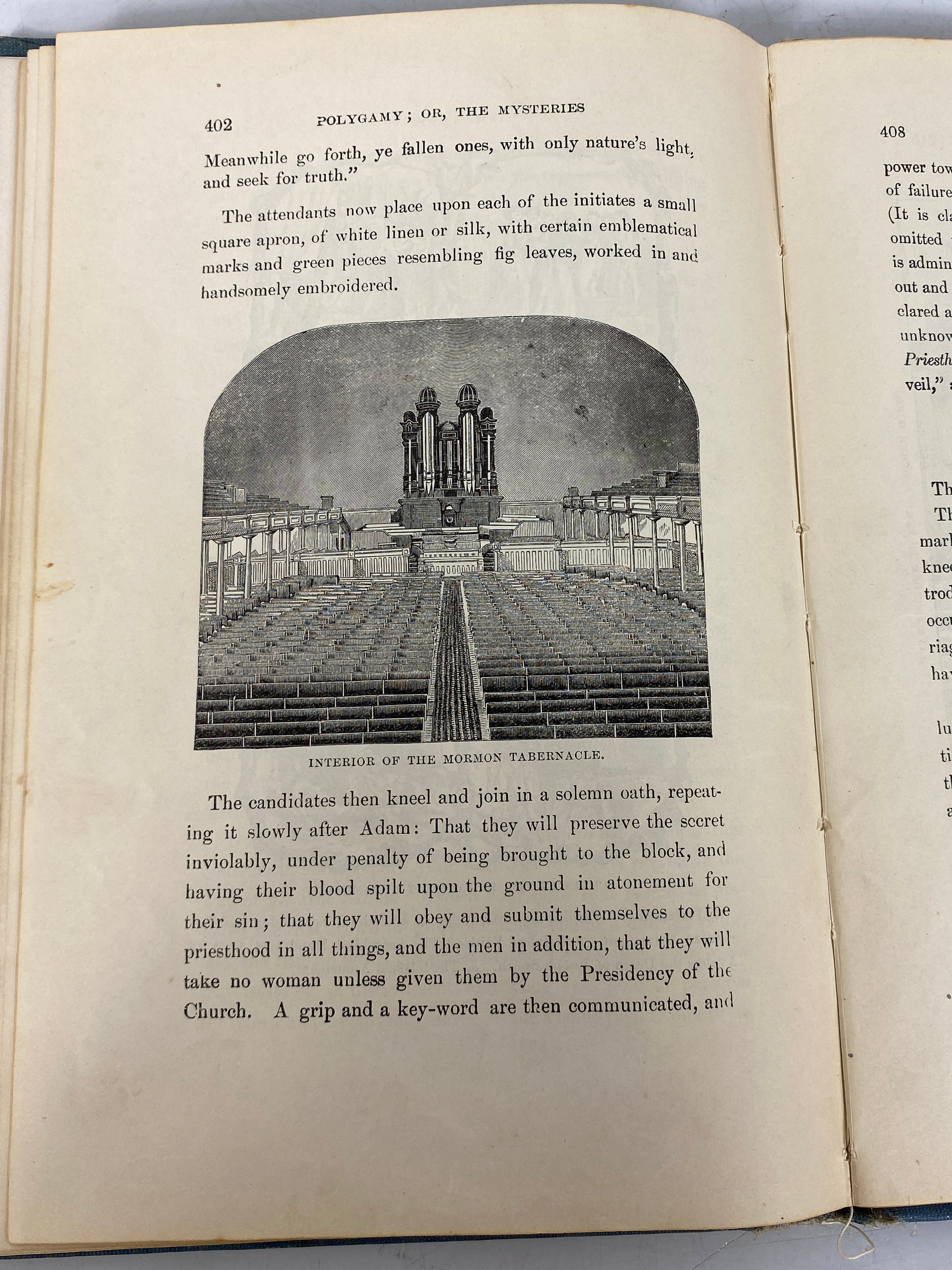 Polygamy or Mysteries & Crimes of Mormonism J.H. Beadle 1904 Antique HC