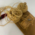 Vintage Wooden Loom with Half-Finished Rug