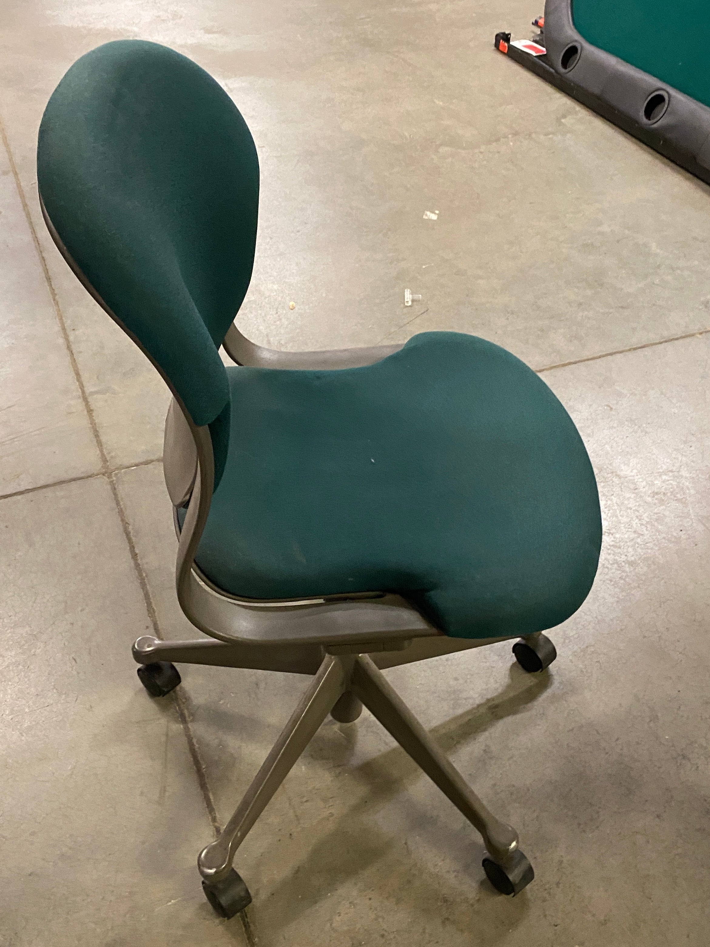 Herman Miller #EN712NAS Green Upholstered Chair