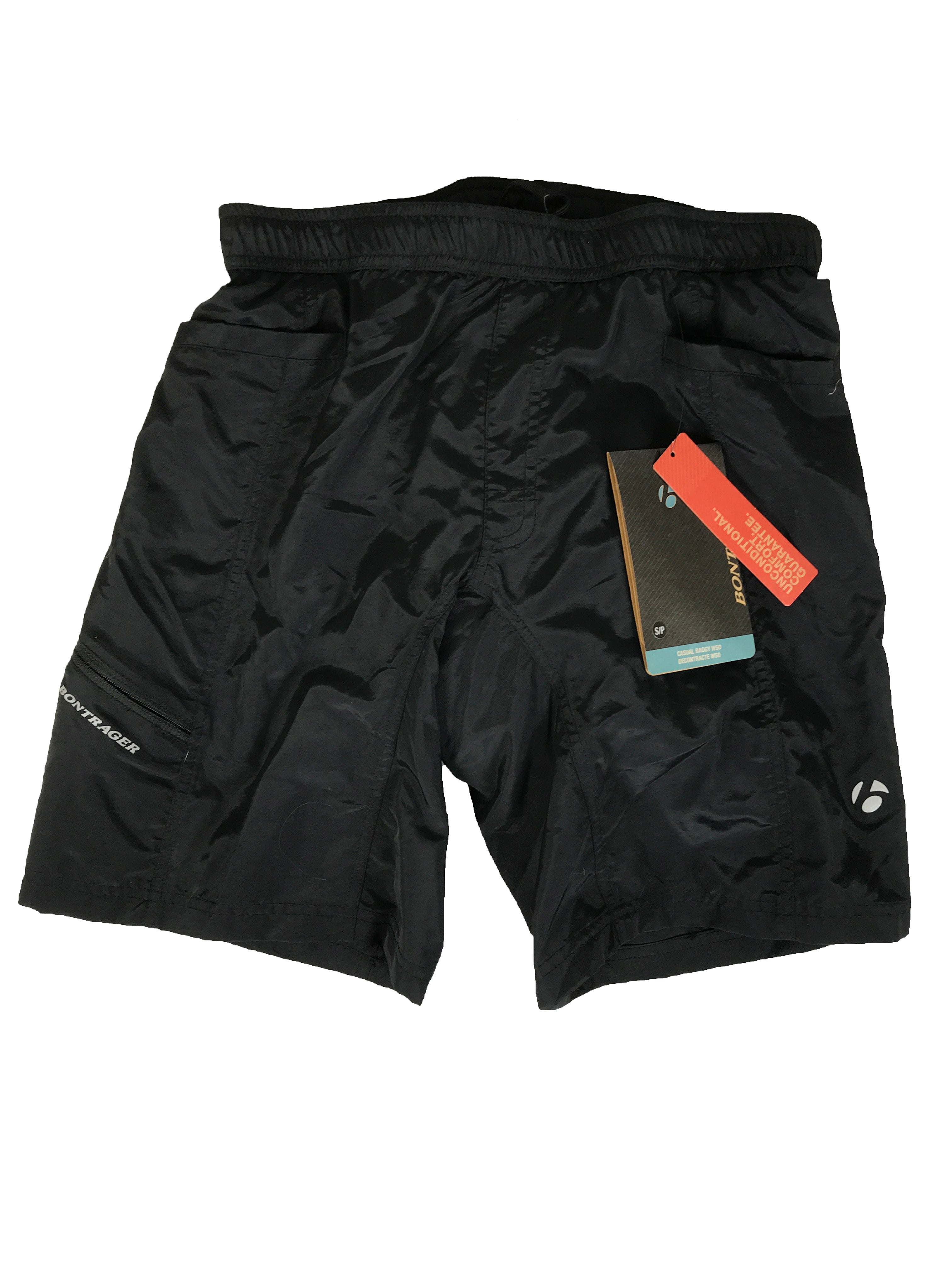 Bontrager Casual Baggy WSD Black Shorts with Chamois Women's Size S NWT