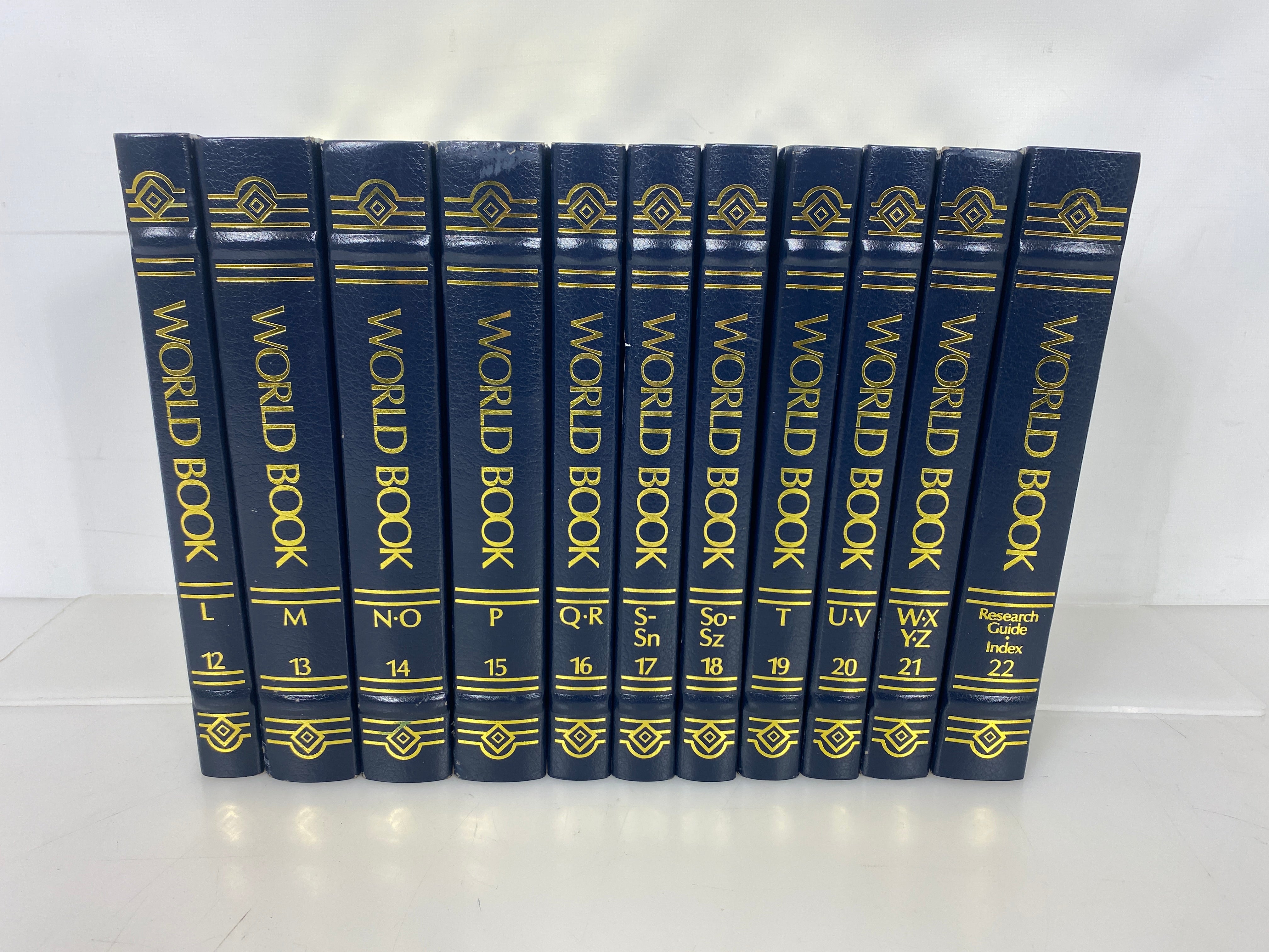 Lot of 22: World Encyclopedia World Book, Inc. 1990 HC