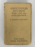 Amputation Stumps Their Care and After Treatment by G. Martin Higgins Oxford War Primers 1918