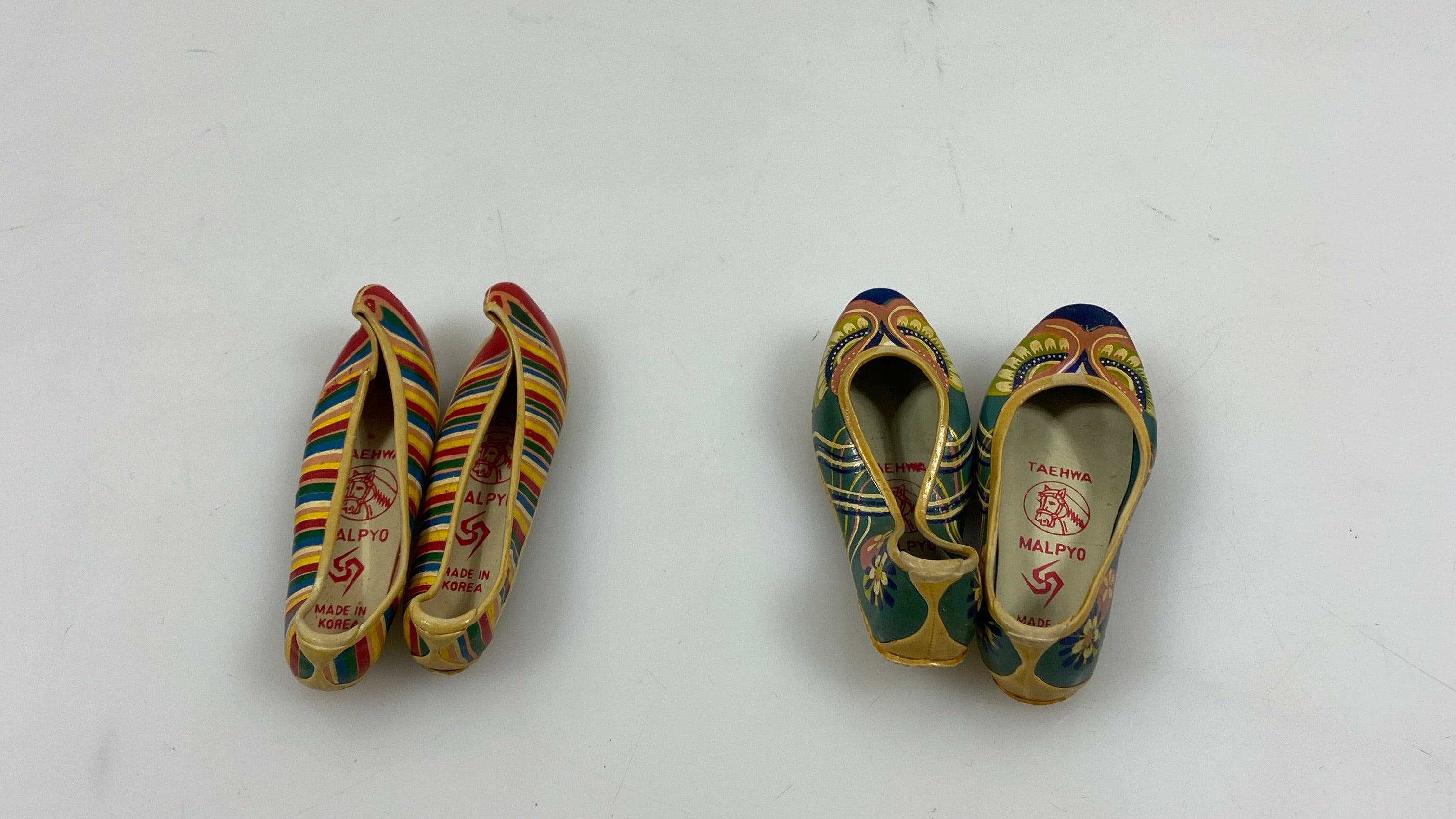 Vintage Korean Small Rubber Shoes 2 Pairs
