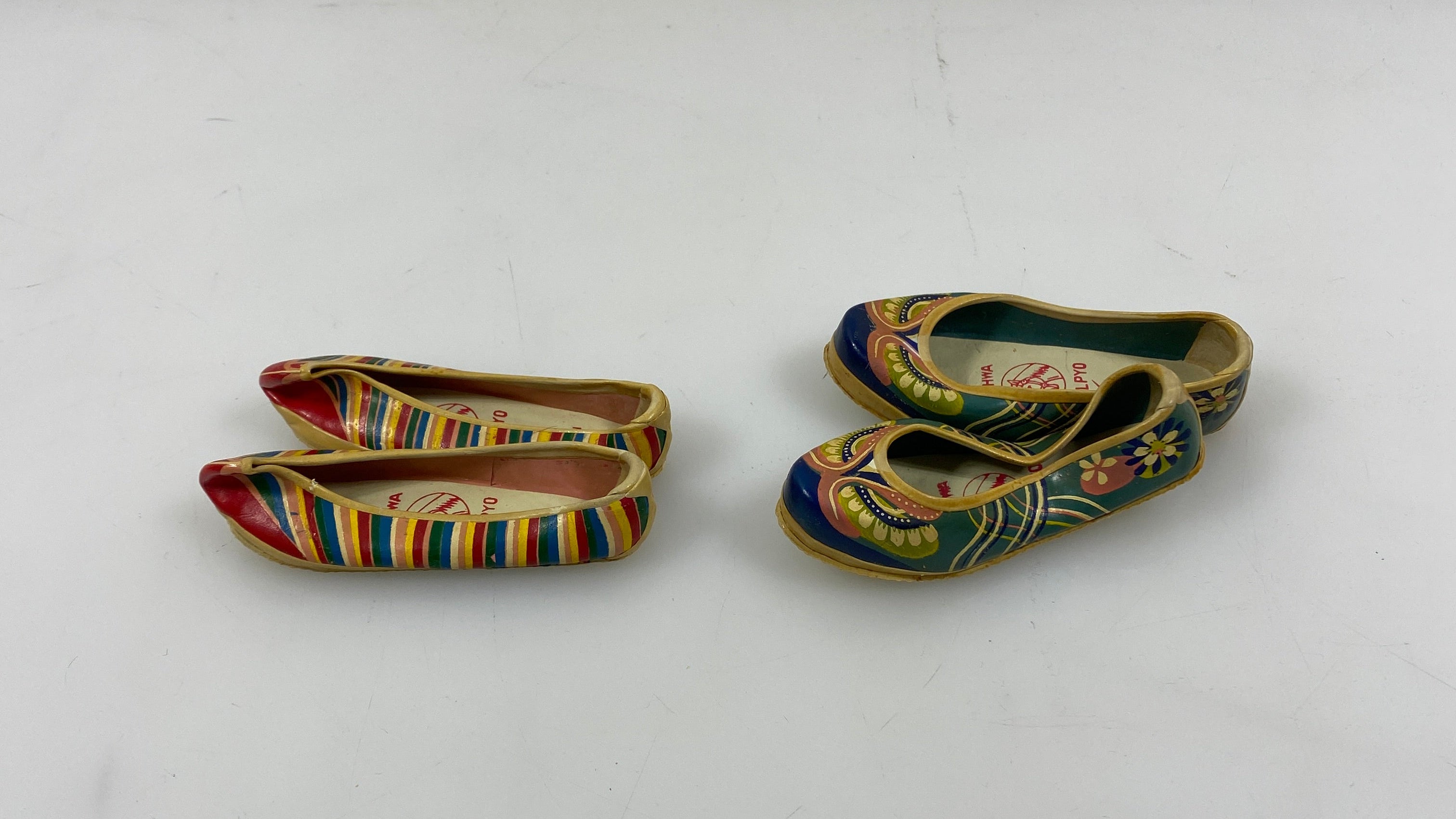 Vintage Korean Small Rubber Shoes 2 Pairs