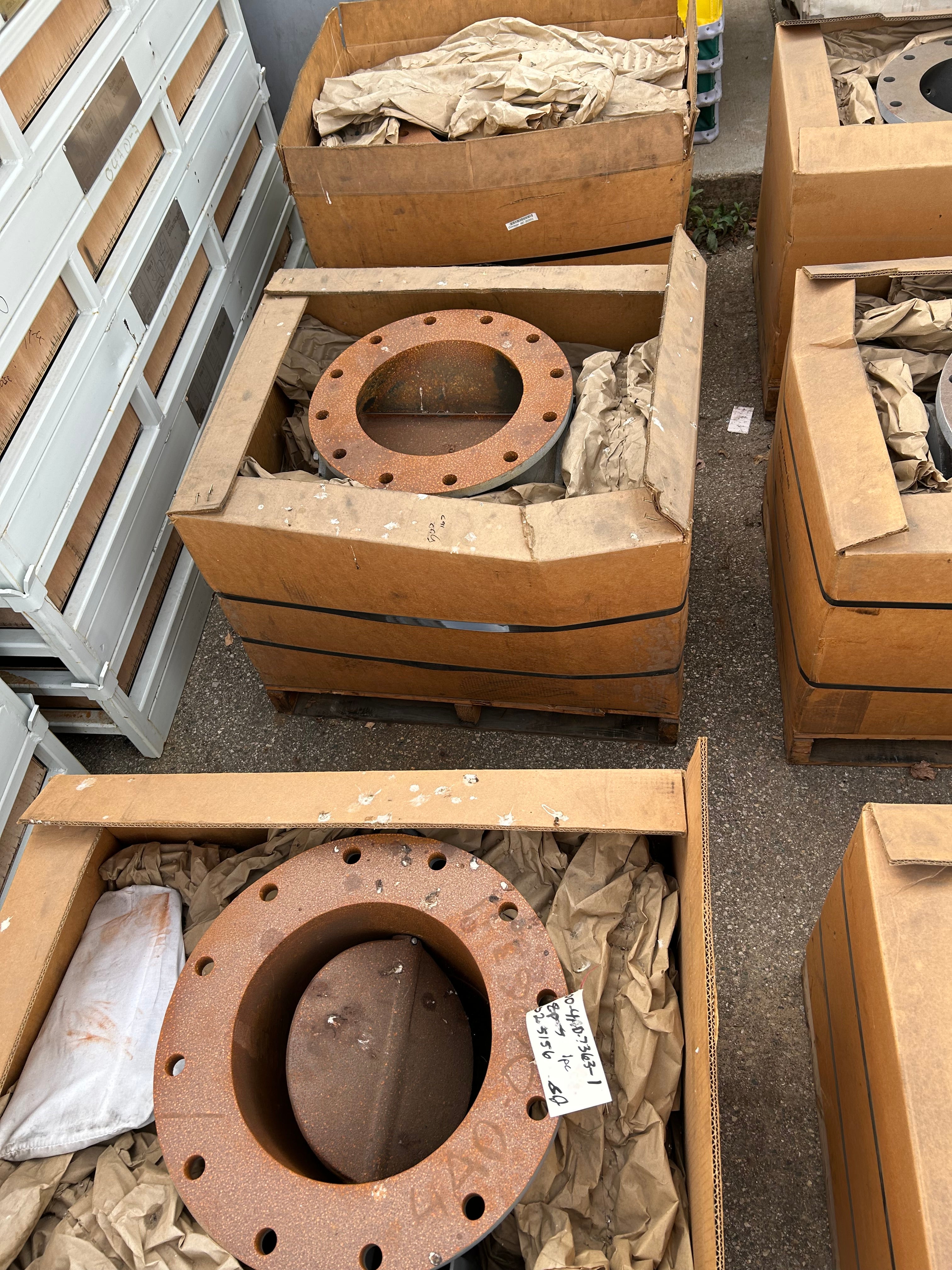 Riley Power INC Industrial Coal Line Damper P/N 4AD-7363-2 Set of 12/Scrap Bid #590 - 3,000lbs