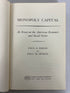 Monopoly Capital by Baran/Sweezy Economic & Social Order 1968 Vintage SC