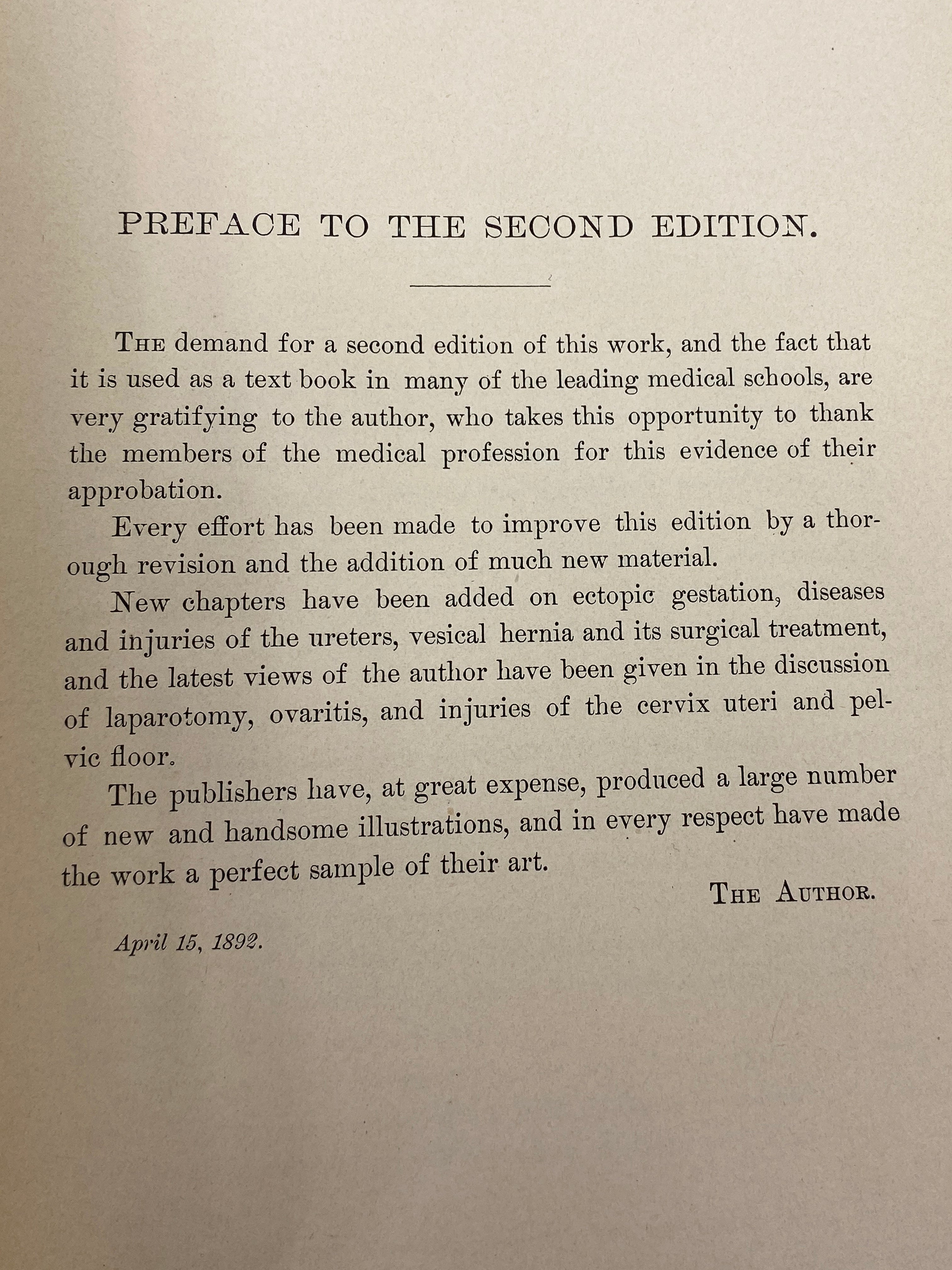 Treatise on the Diseases of Women by Alexander J.C. Skene 1892 Antique HC