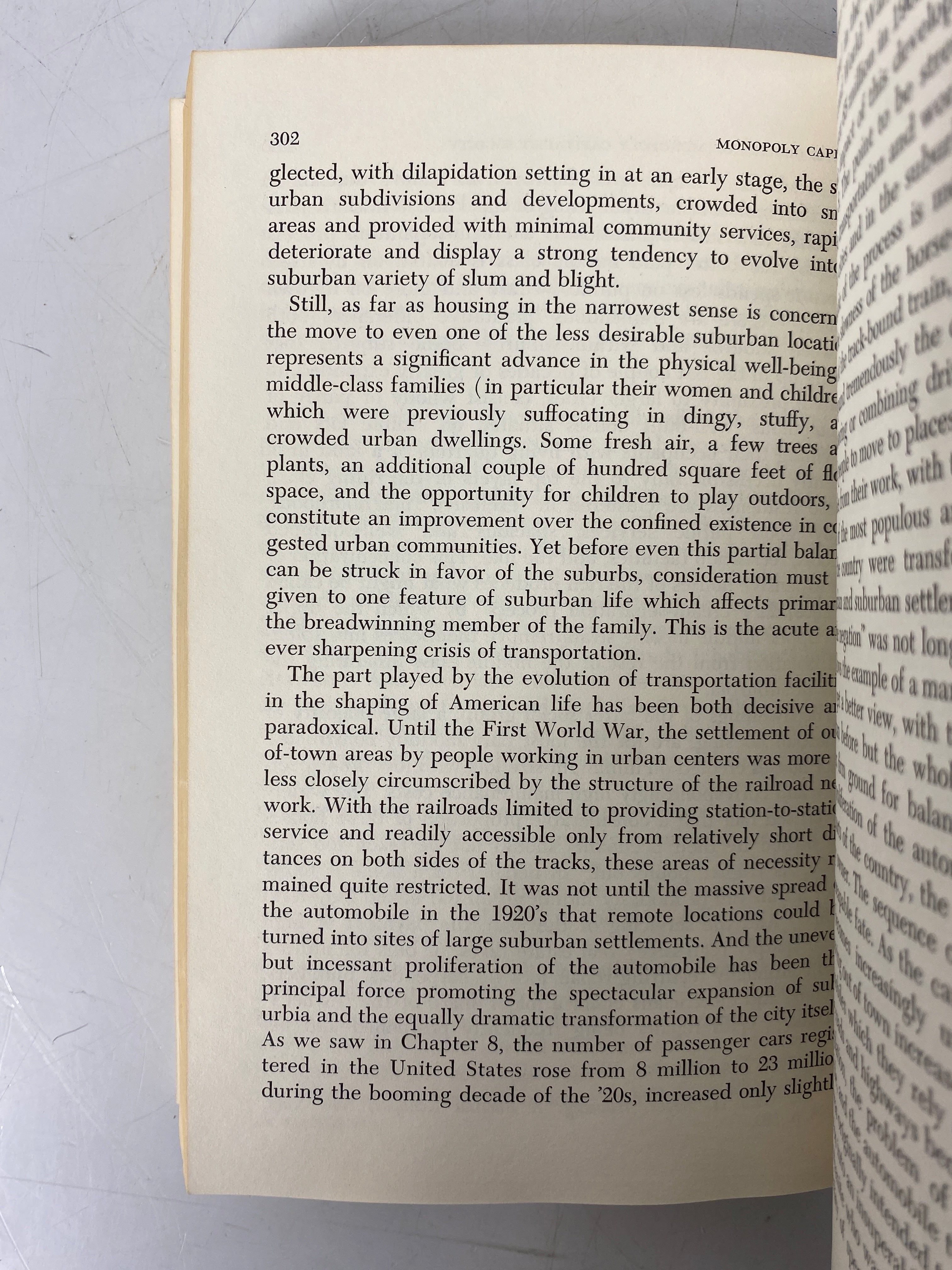 Monopoly Capital by Baran/Sweezy Economic & Social Order 1968 Vintage SC