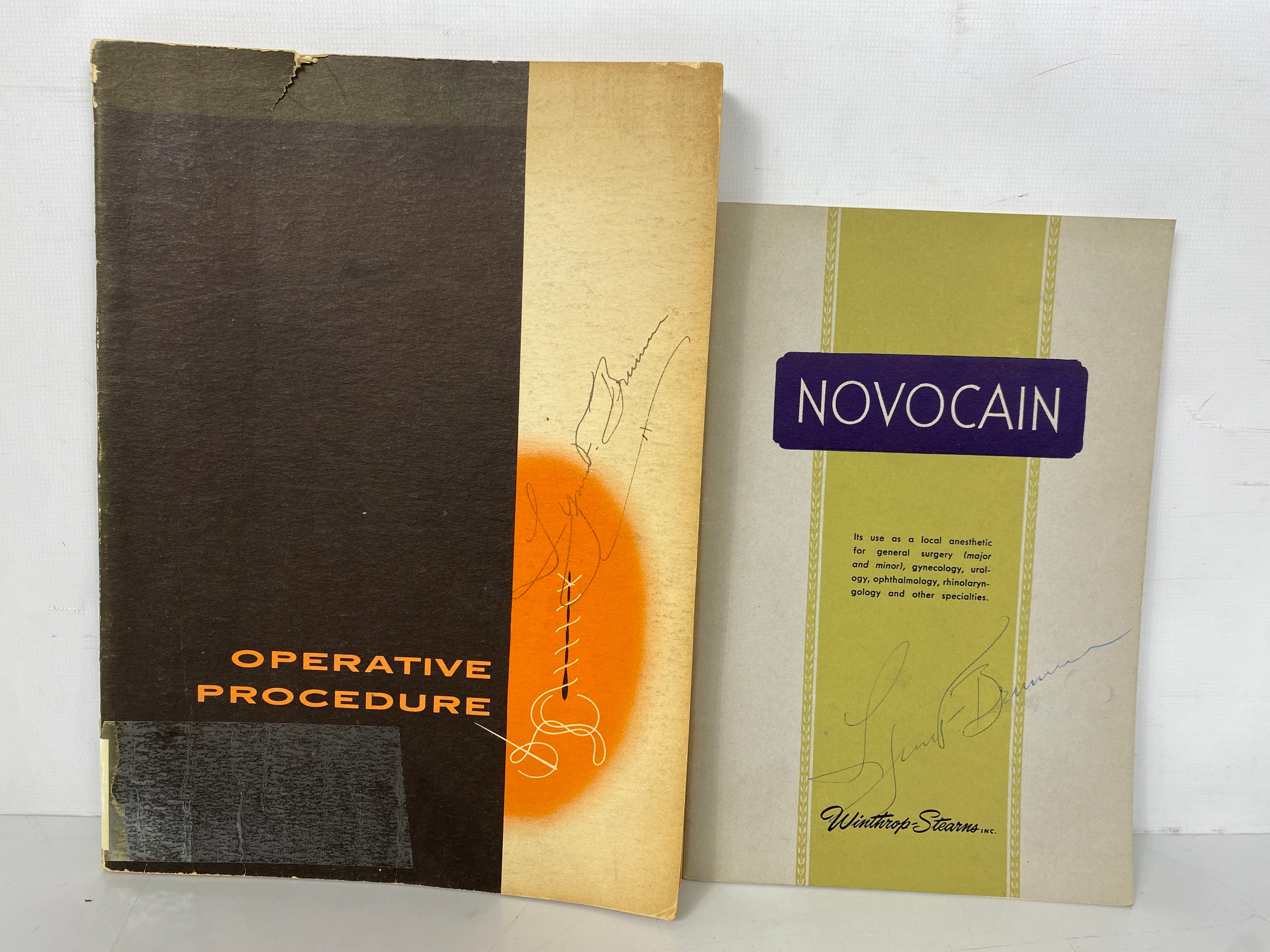 Lot of 2: Operative Procedure (1951)/Novocain (1952) Vintage SC