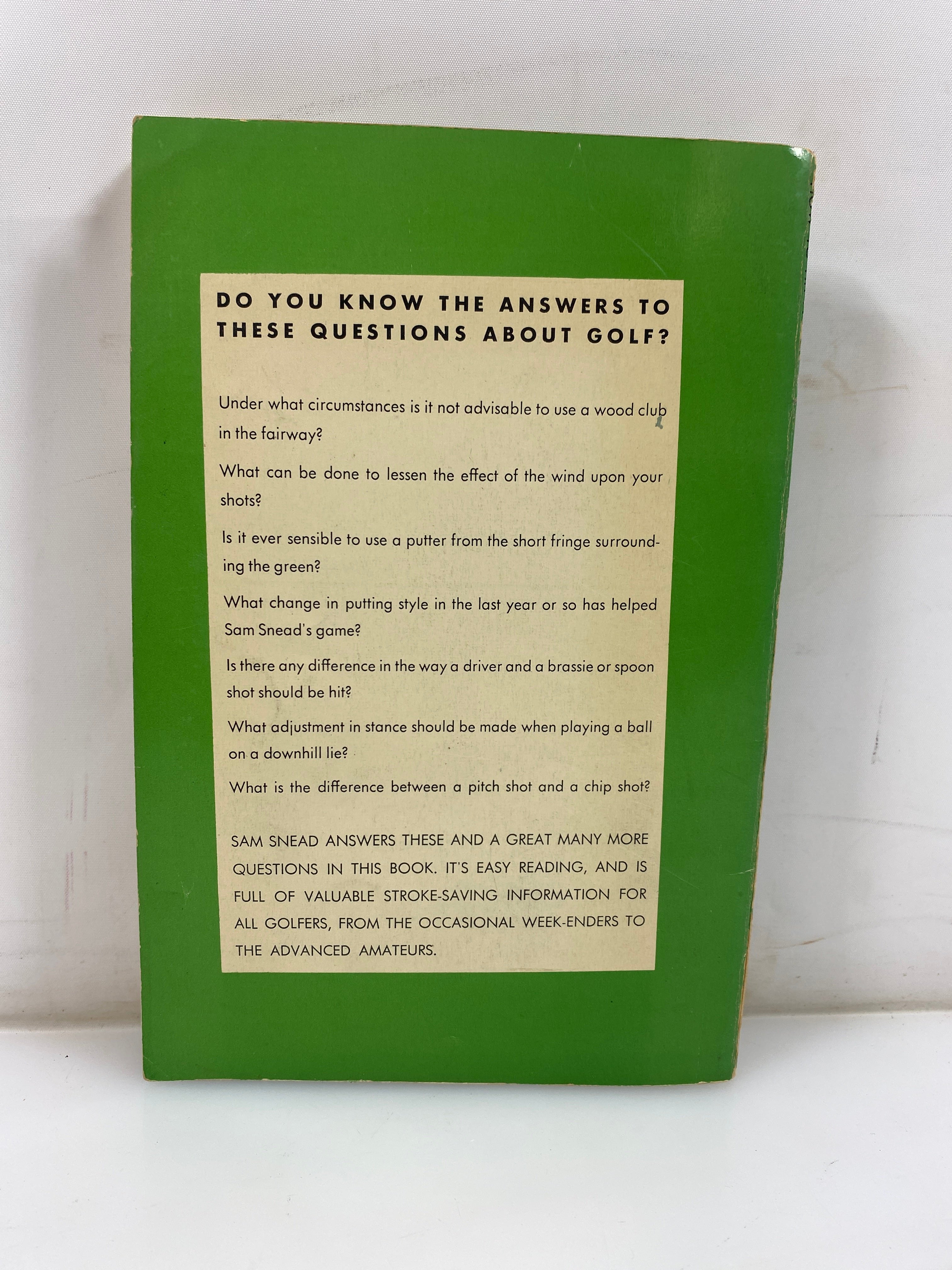 How to Hit a Golf Ball Slammin Sam Snead 1950 SC