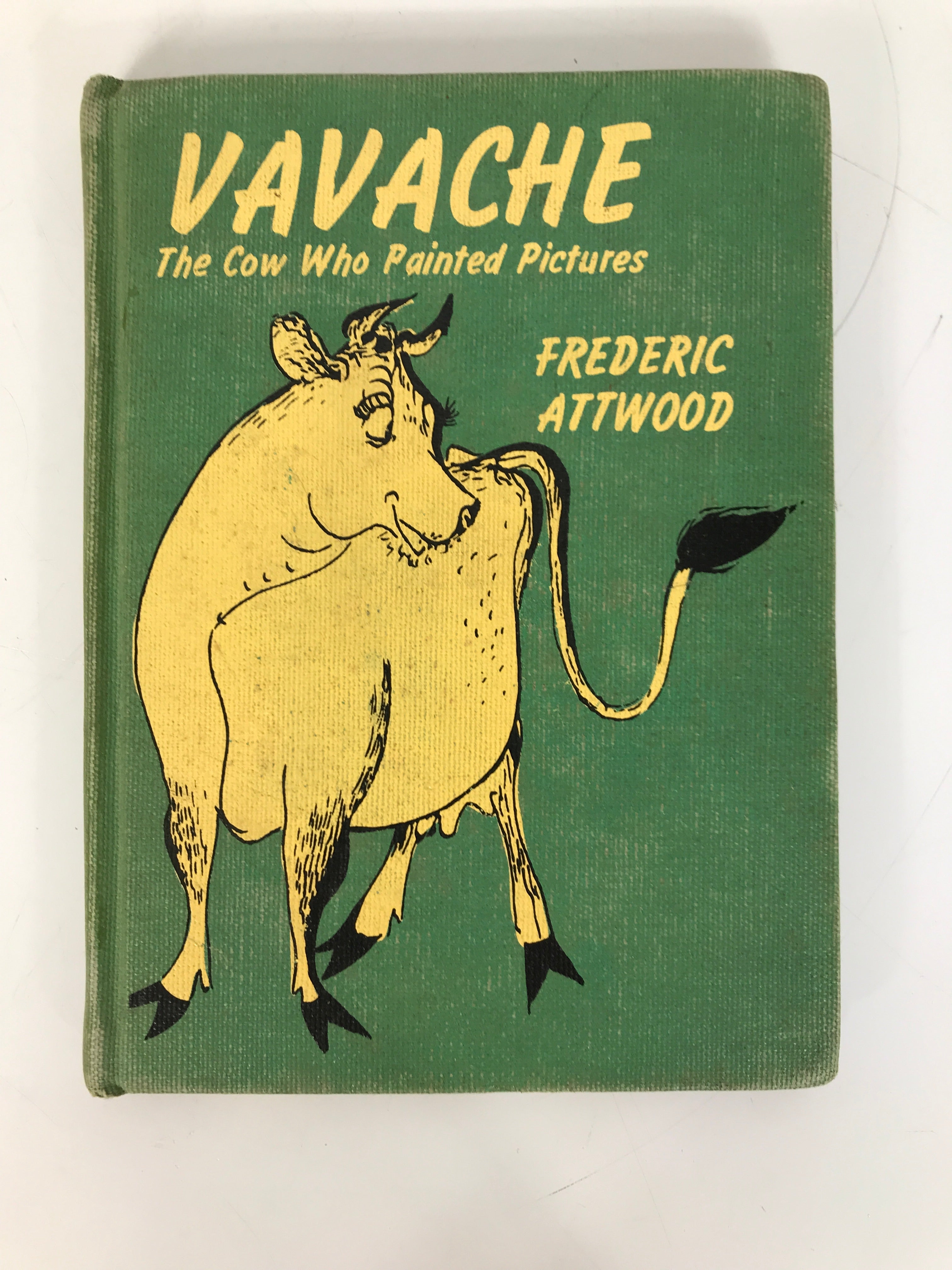 Vavache: The Cow Who Painted Pictures by Attwood 1950 1st Edition Ex-Lib