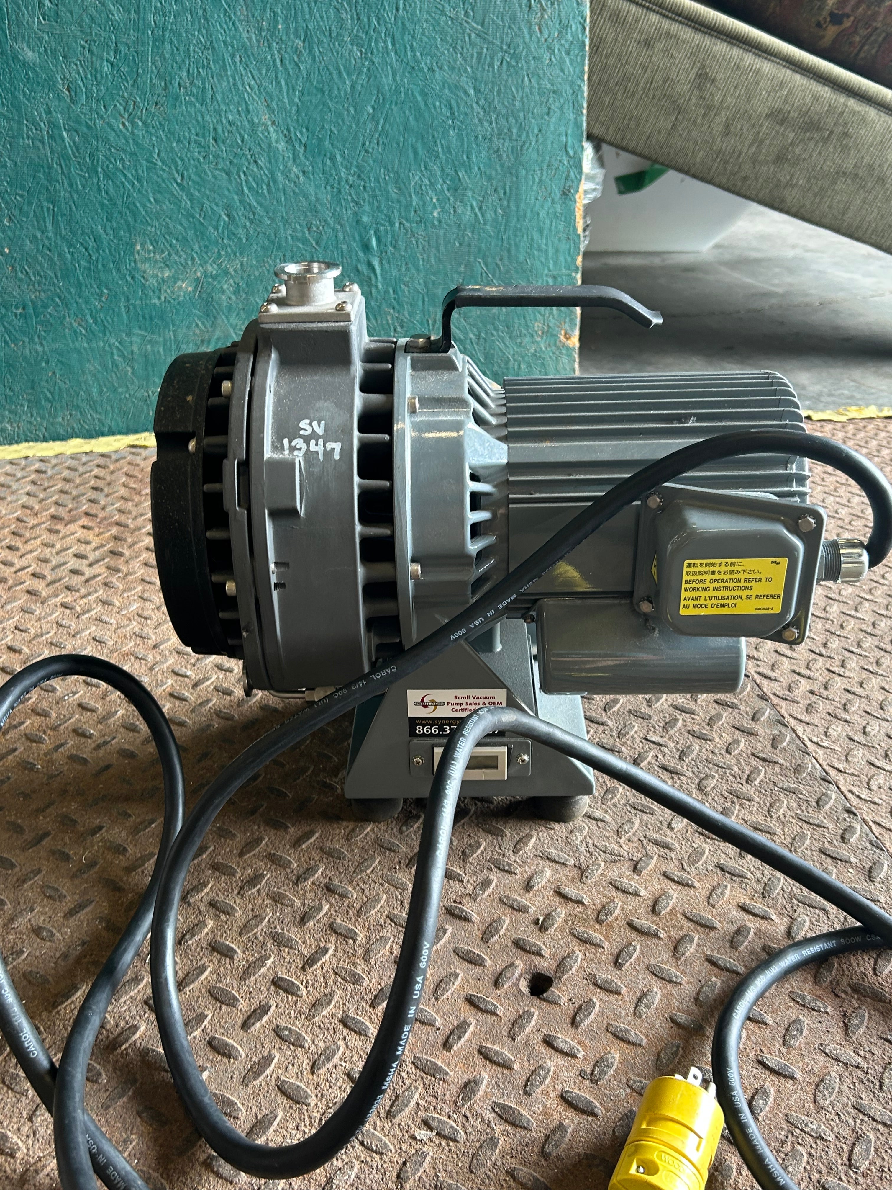Oil Free Scroll Vacuum Pump *Parts or Repair*
