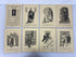 Lot of 20 Vintage Fashion History Cards 1925
