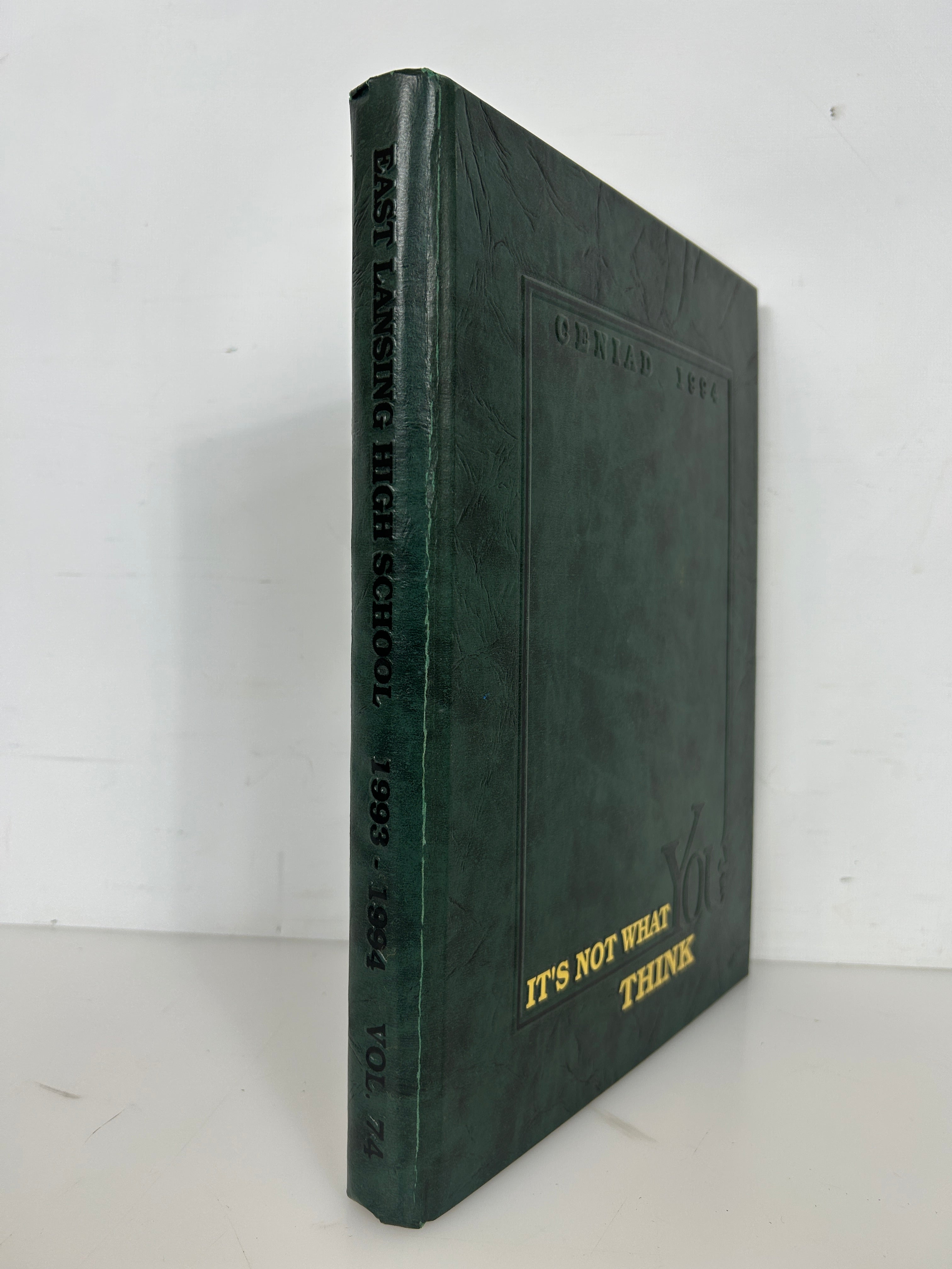 1994 "Ceniad" East Lansing High School Yearbook East Lansing, MI HC