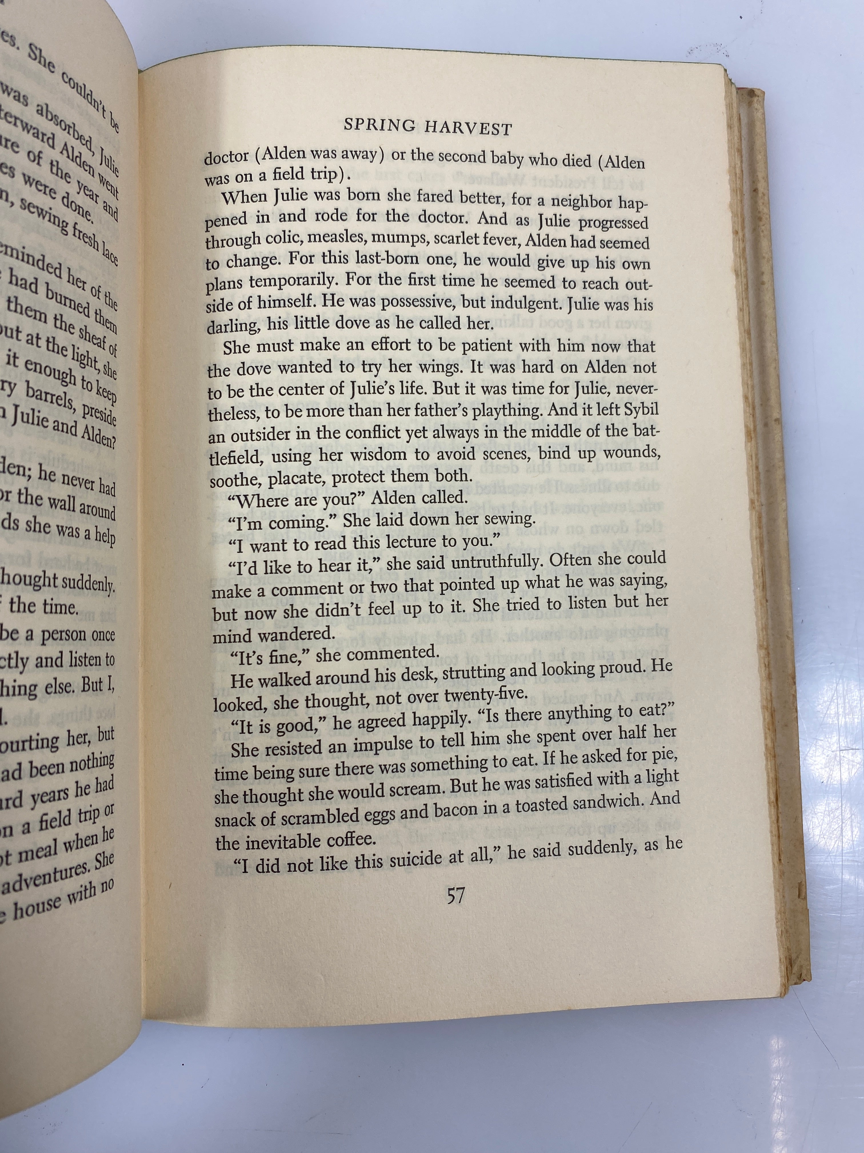 Spring Harvest by Gladys Taber GP Putnam's Sons 1959 HCDJ