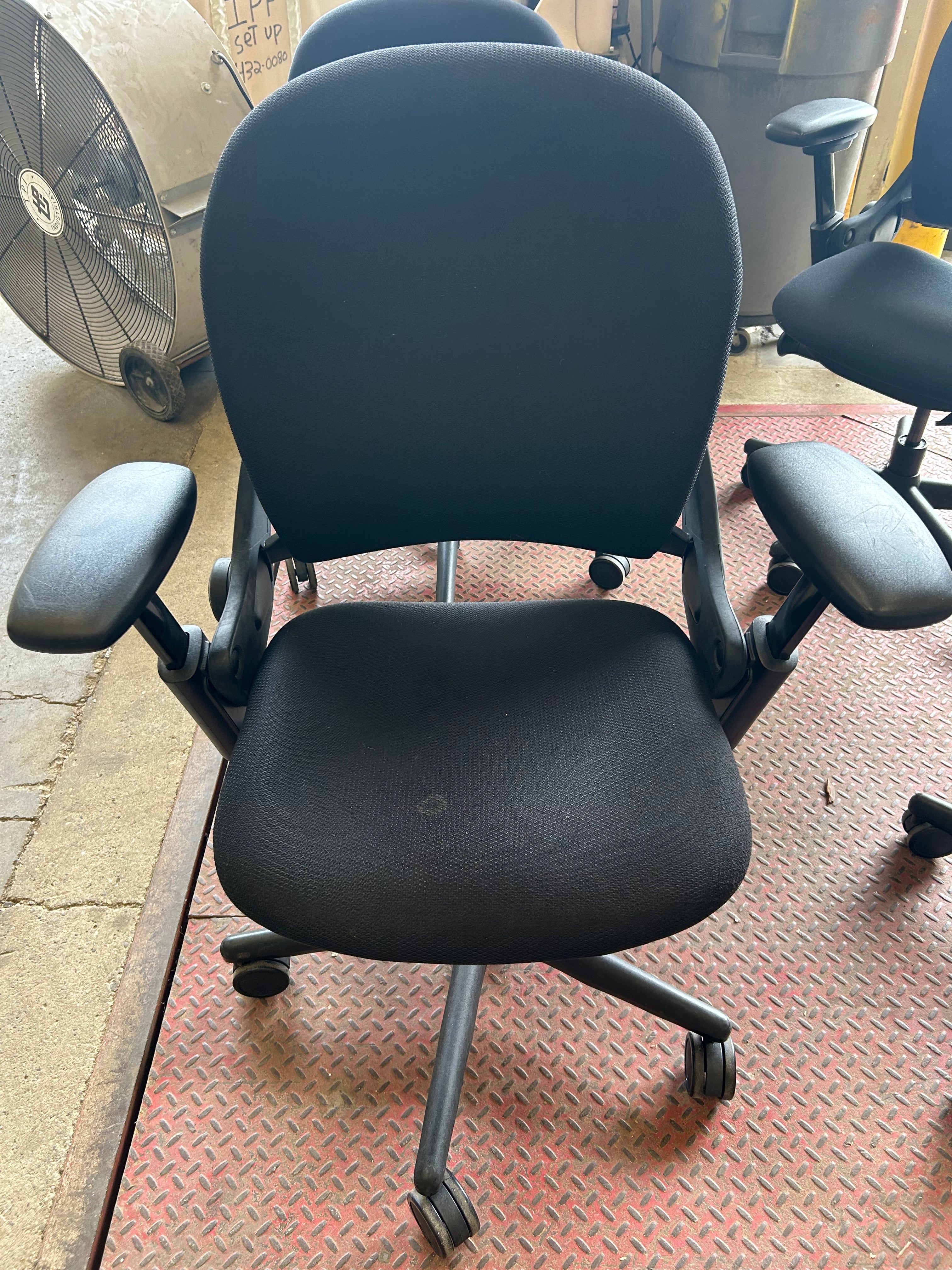 Lot of 4 Steelcase Leap Chairs in Fair Condition
