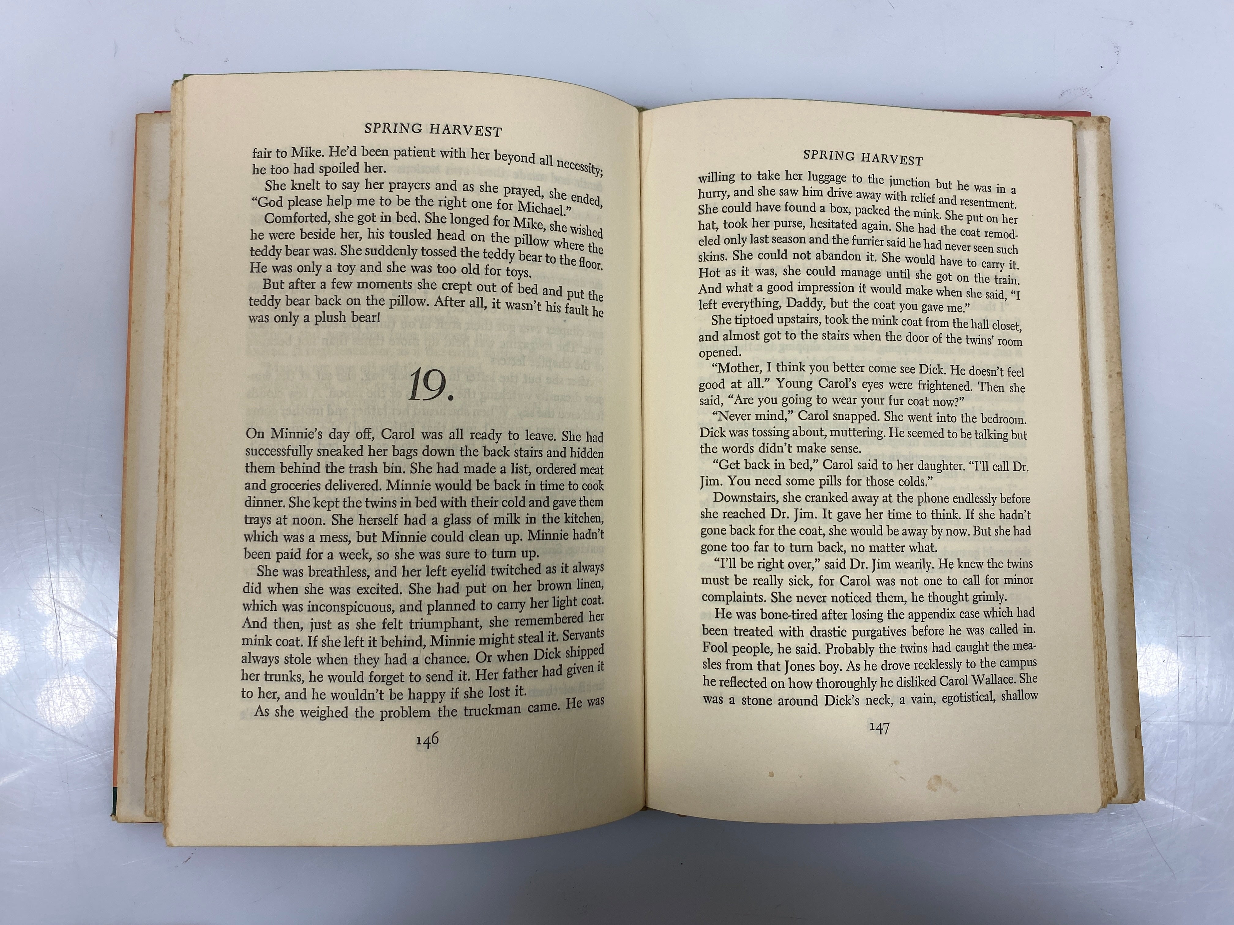 Spring Harvest by Gladys Taber GP Putnam's Sons 1959 HCDJ