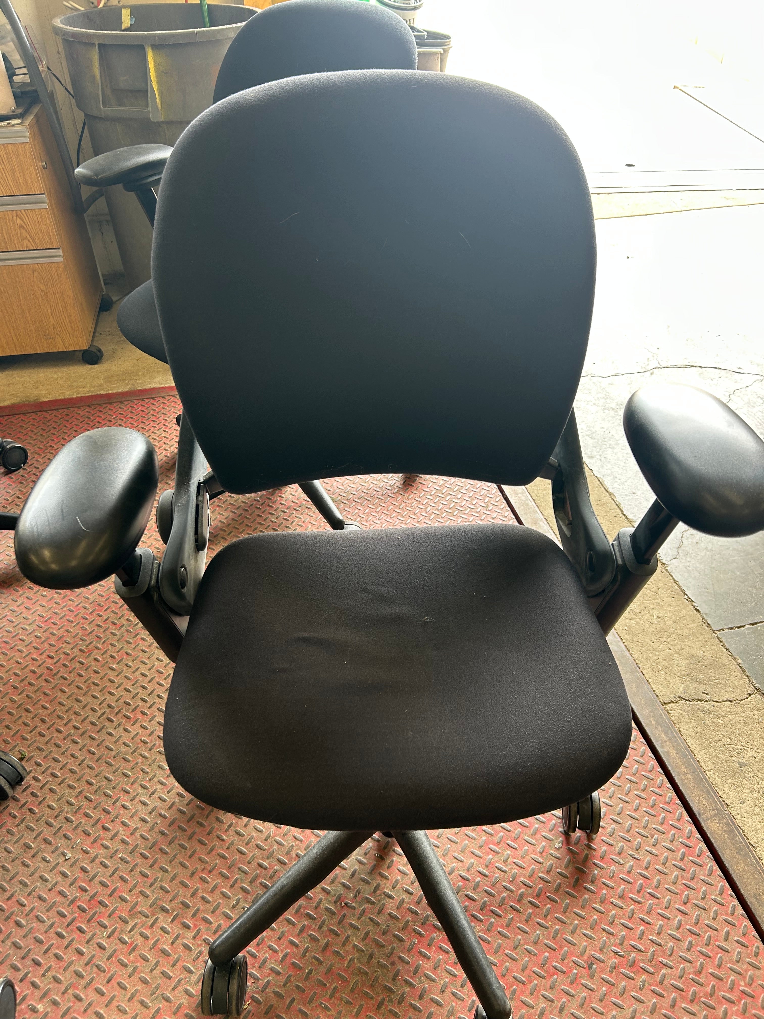 Lot of 4 Steelcase Leap Chairs in Fair Condition