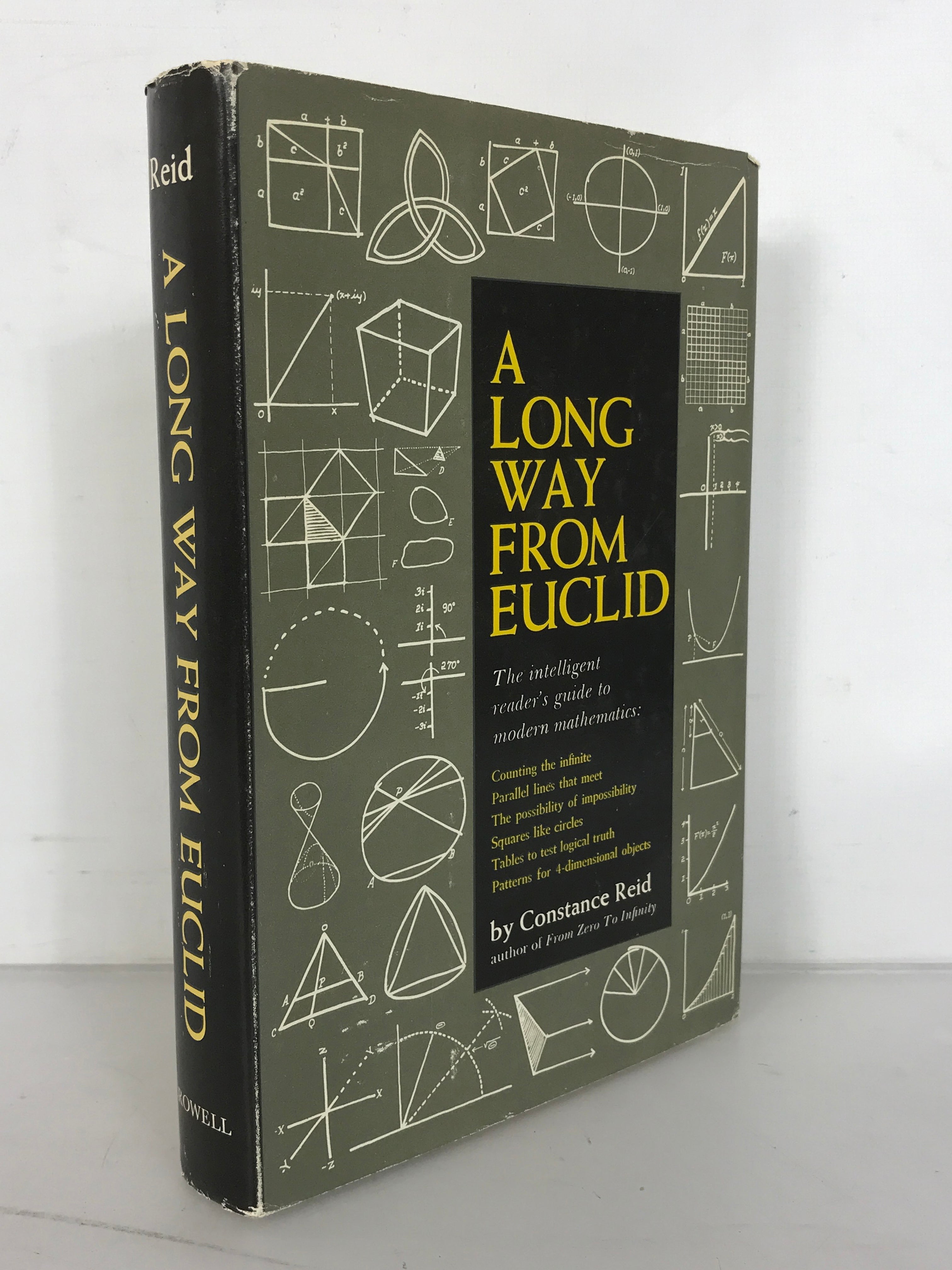 Vintage First Edition A Long Way from Euclid by Constance Reid 1963 HC DJ
