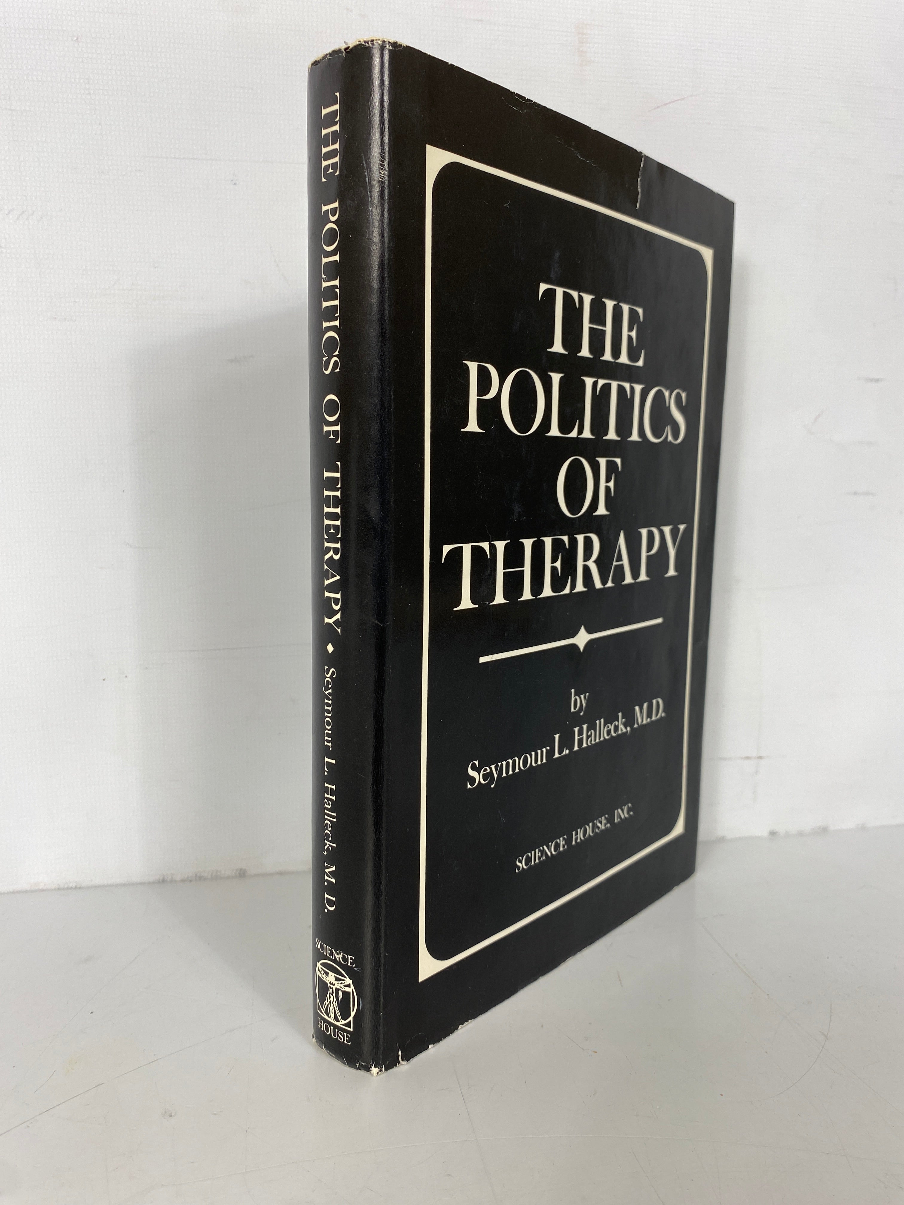 The Politics of Therapy Seymour Halleck 1971 Vintage HC DJ