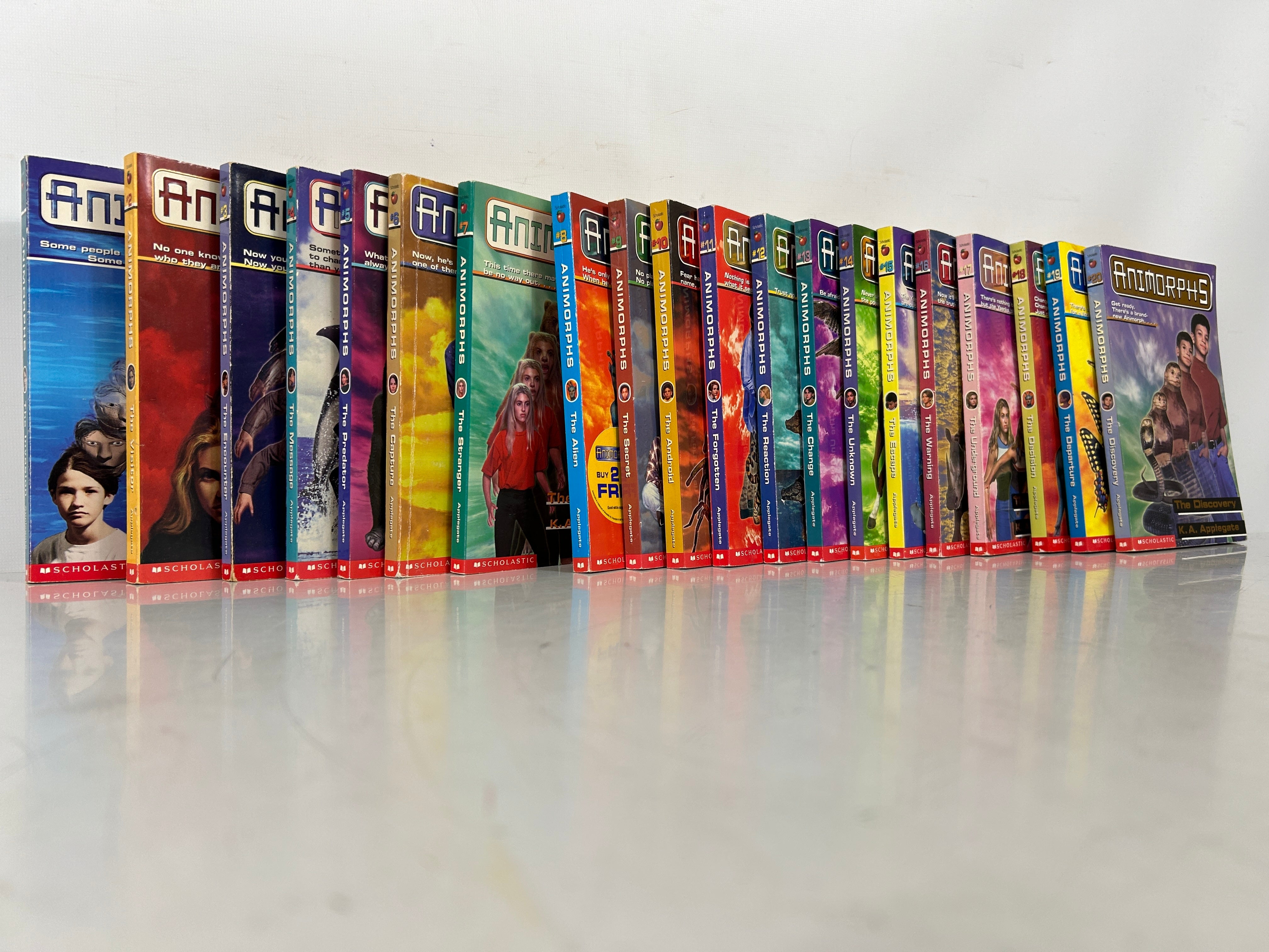 Animorphs PB Chapter Books Lot of 20 ~ #'s 1-20 K.A. Applegate