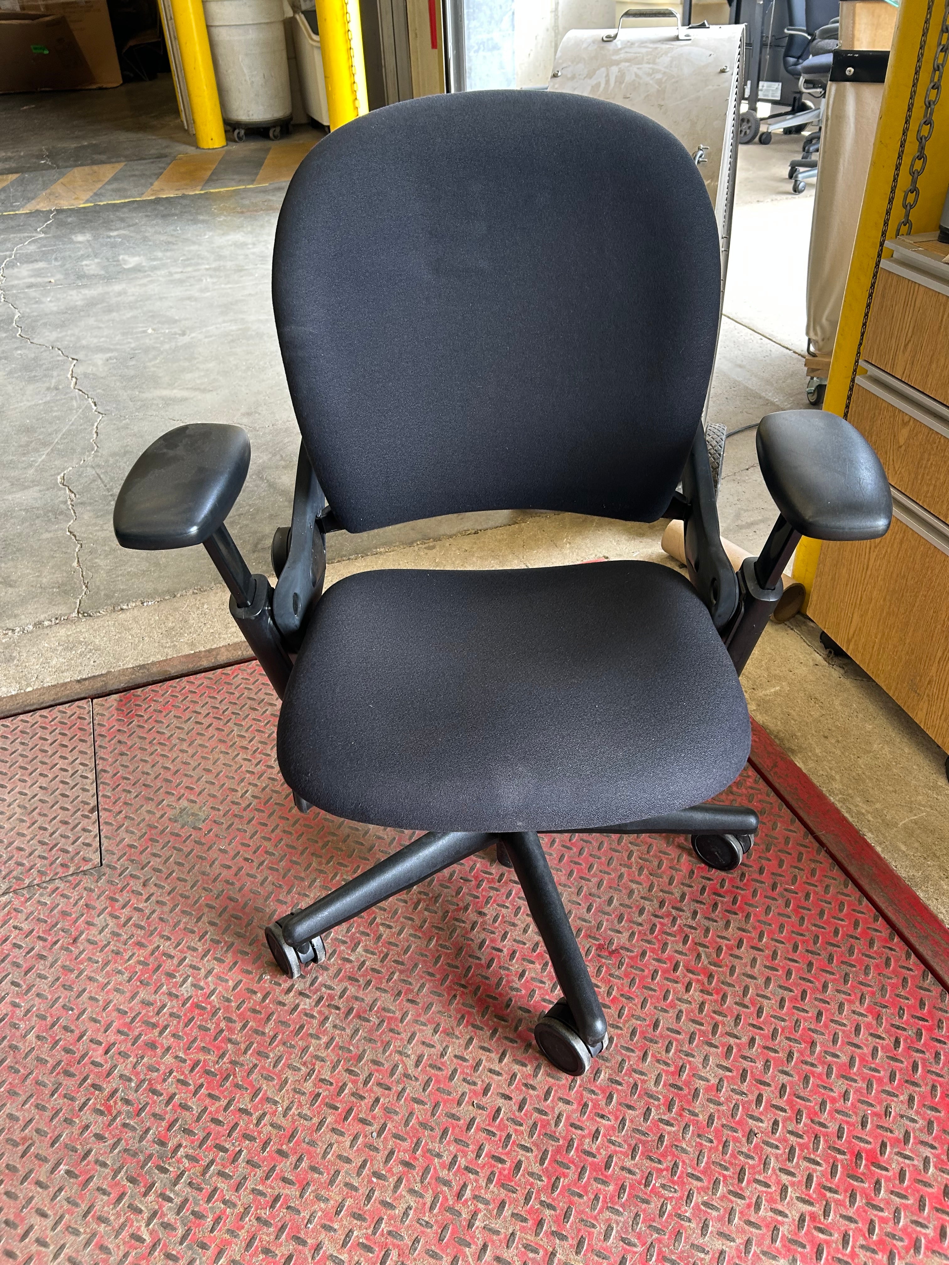 Lot of 4 Steelcase Leap Chairs in Fair Condition