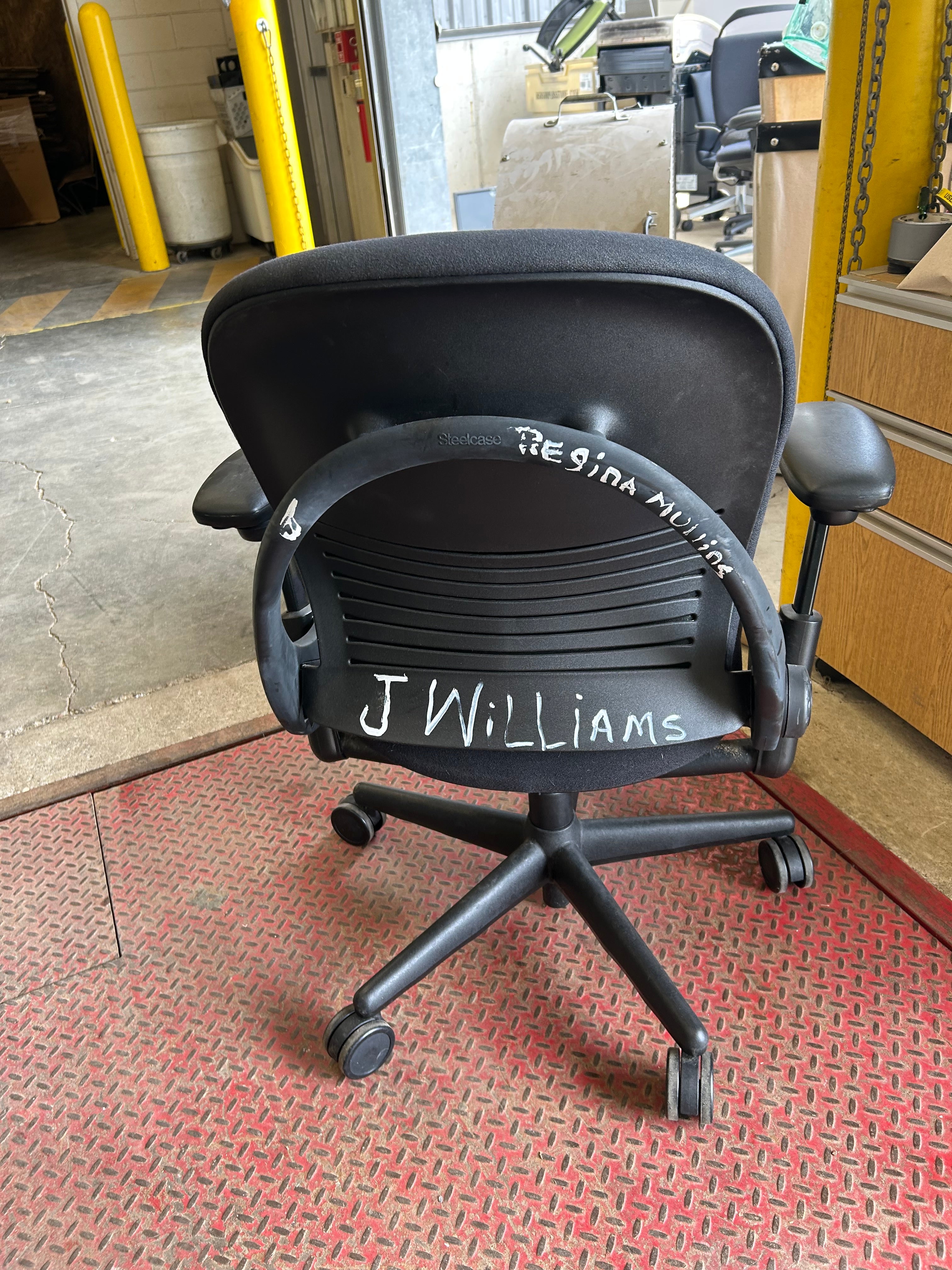 Lot of 4 Steelcase Leap Chairs in Fair Condition