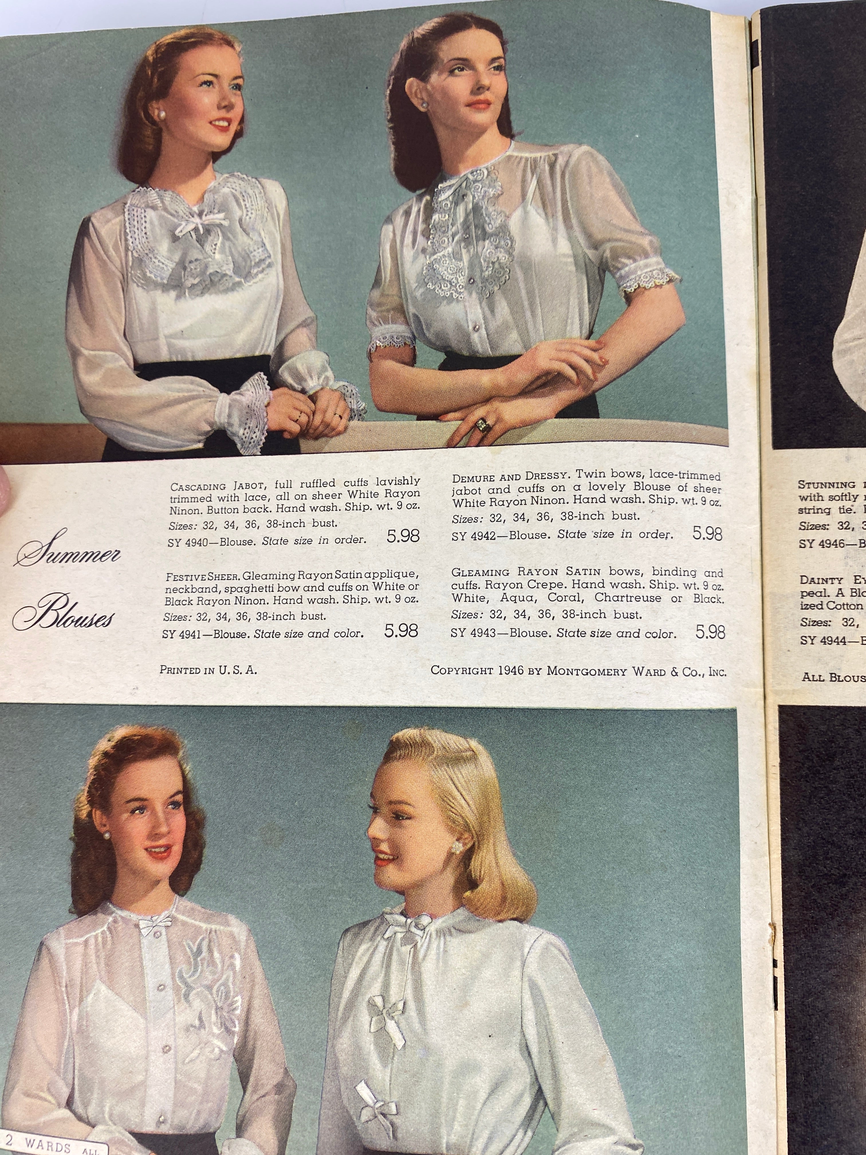 Montgomery Ward's Midsummer Sale Catalog 1946 218 pages
