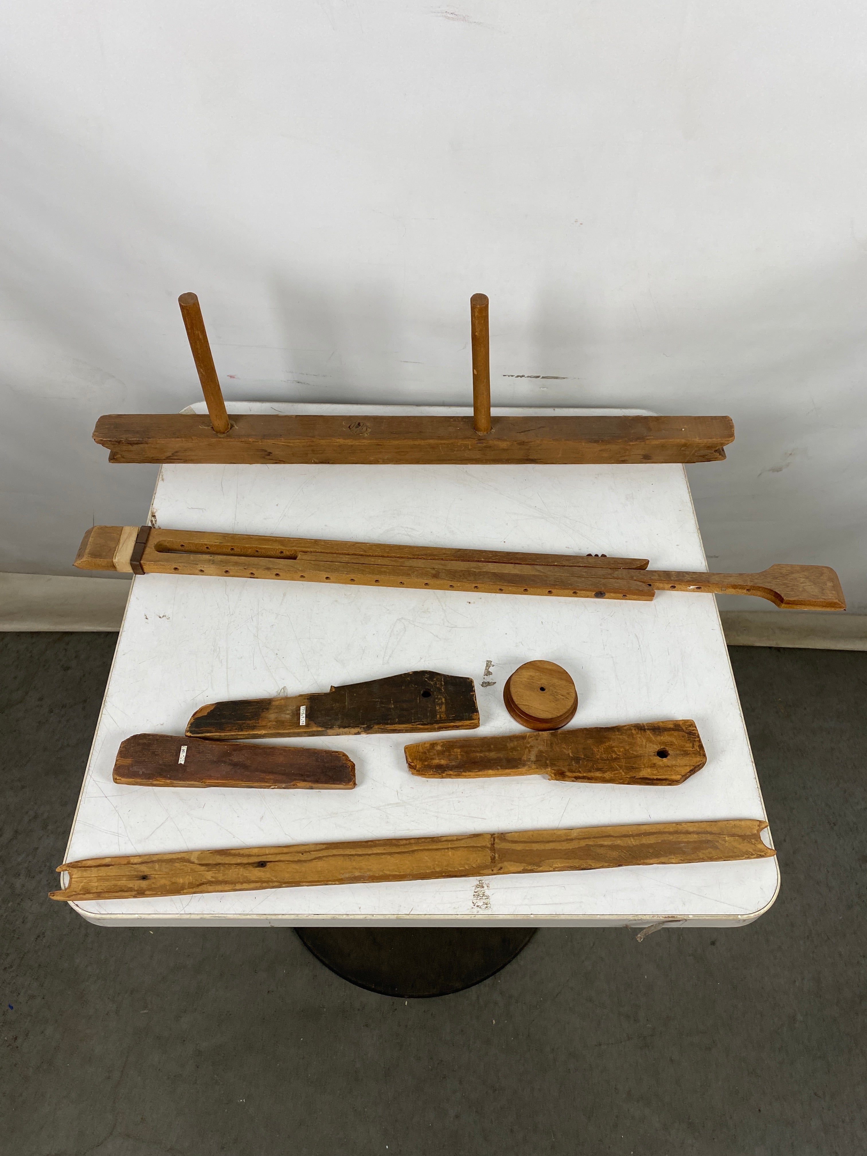 Disassembled Antique Loom