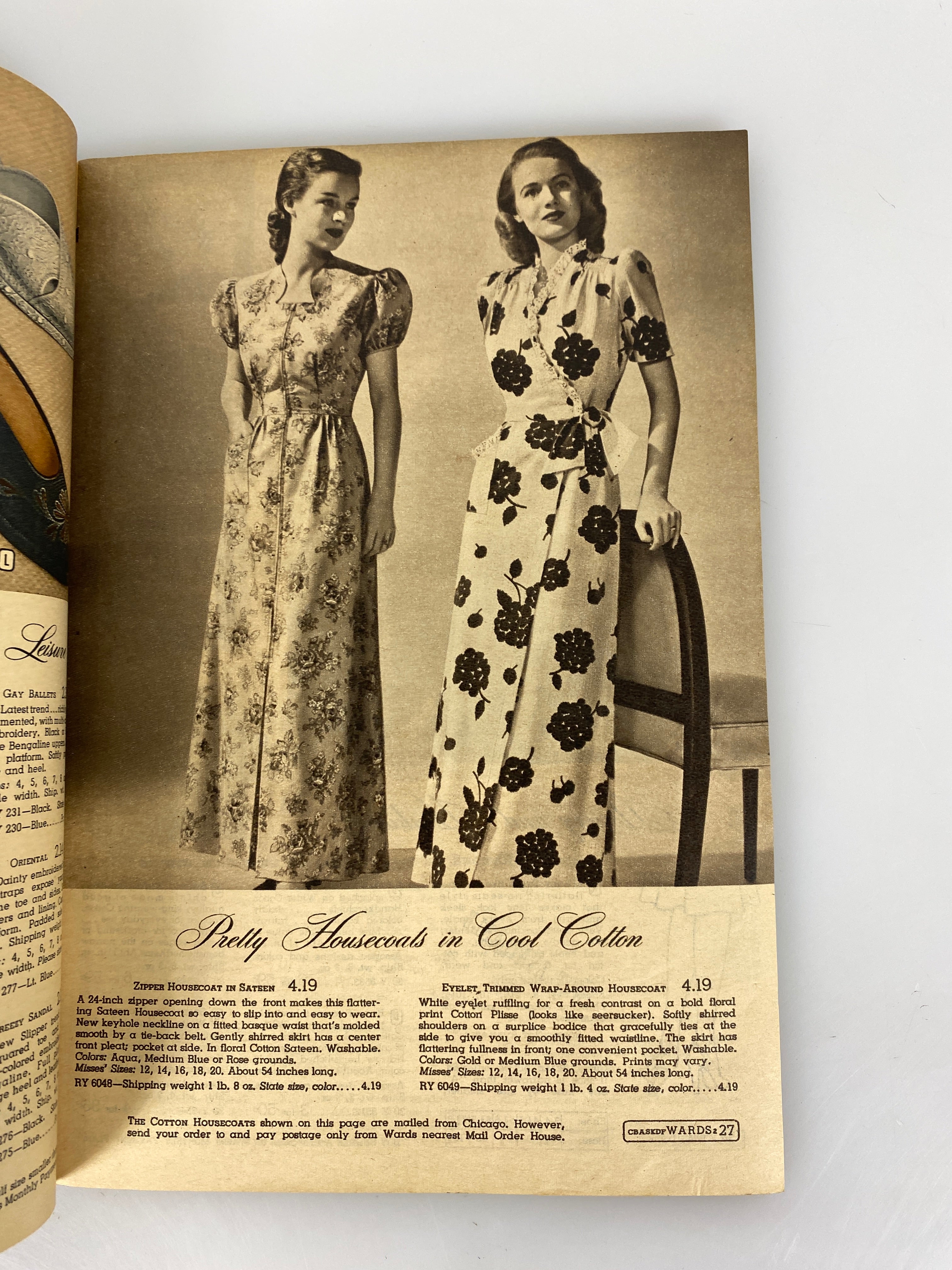 Montgomery Ward's Midsummer Sale Catalog 1946 218 pages