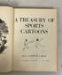 A Treasury of Sports Cartoons by Lawrence Lariar 1957 Vintage HC
