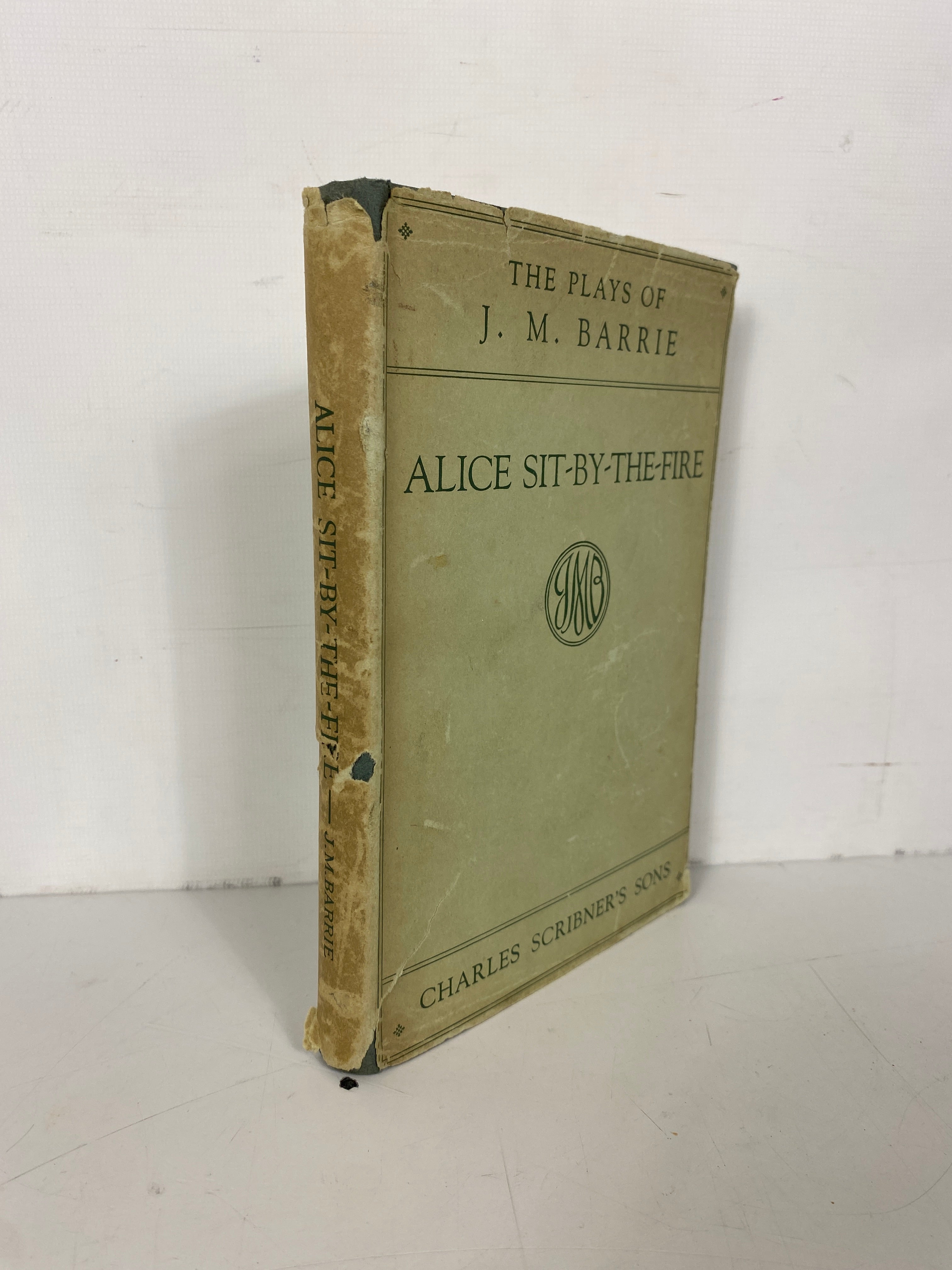 The Plays of J.M. Barrie Alice-Sit-By-The-Fire 1930 Vintage HC DJ