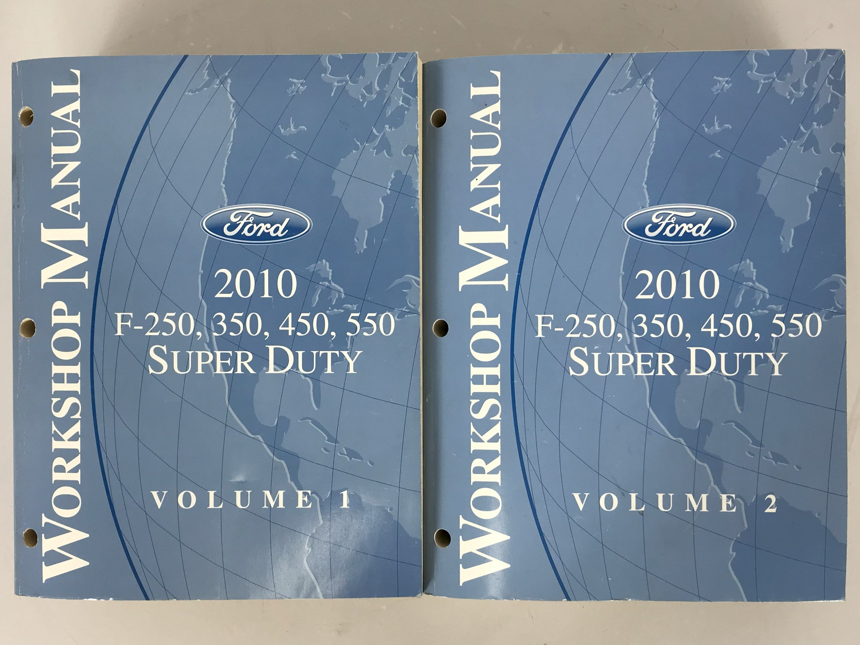 Ford 2010 F-250 350 450 550 Super Duty Workshop Manual Vol 1-2
