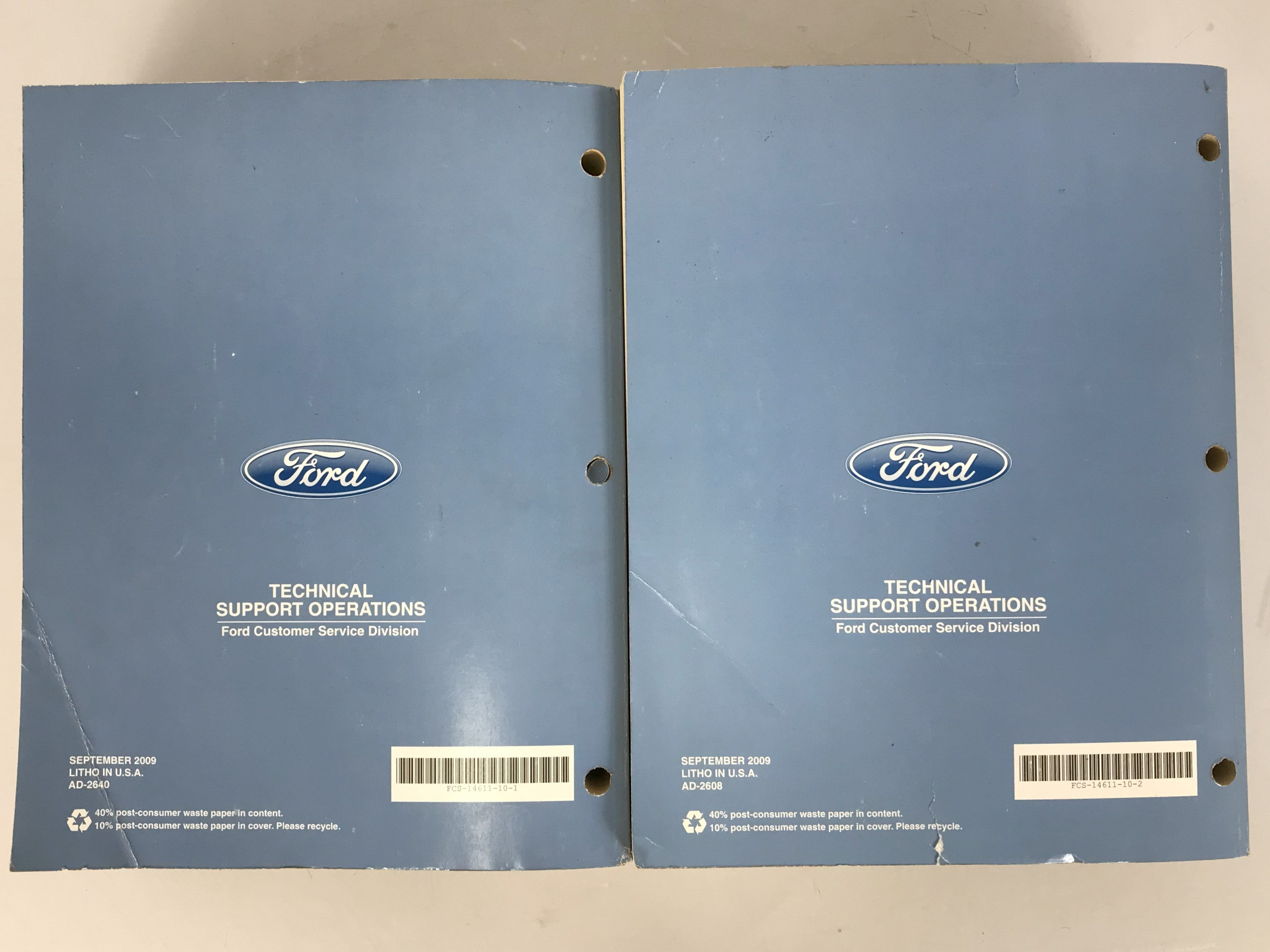 Ford 2010 F-250 350 450 550 Super Duty Workshop Manual Vol 1-2