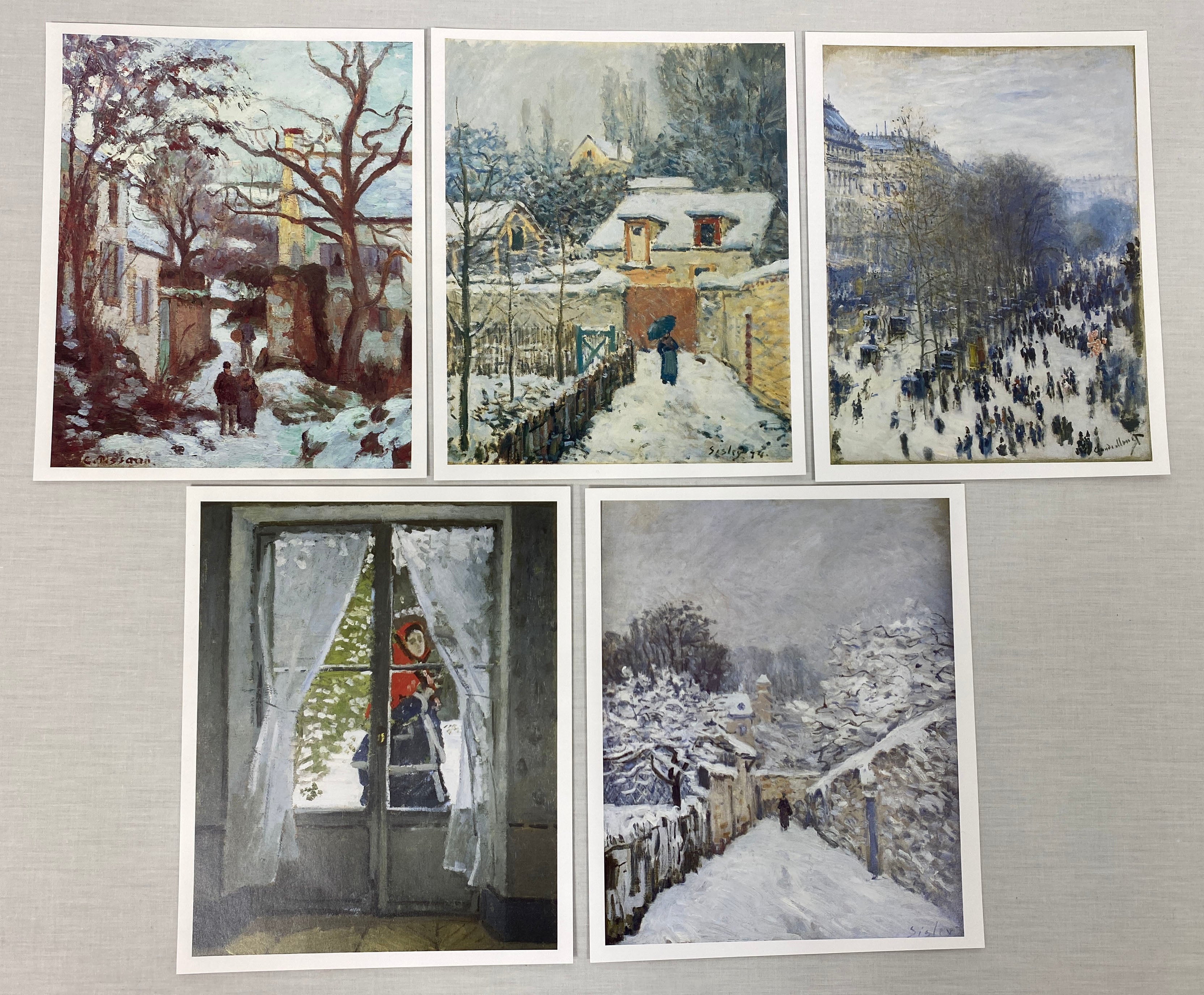 Winter Impressionist Prints