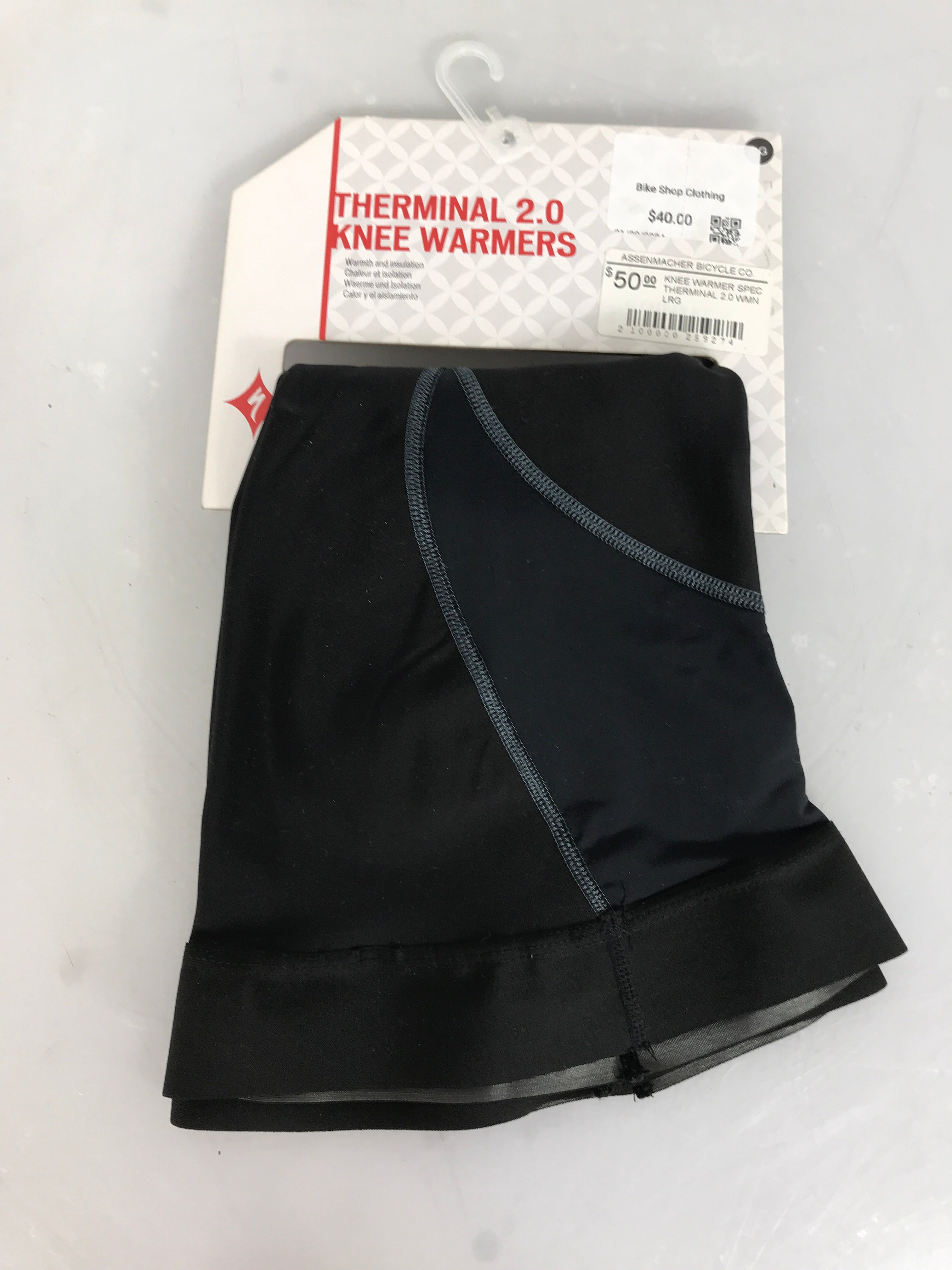 Specialized Therminal 2.0 Black Knee Warmers Women's Size L NWT