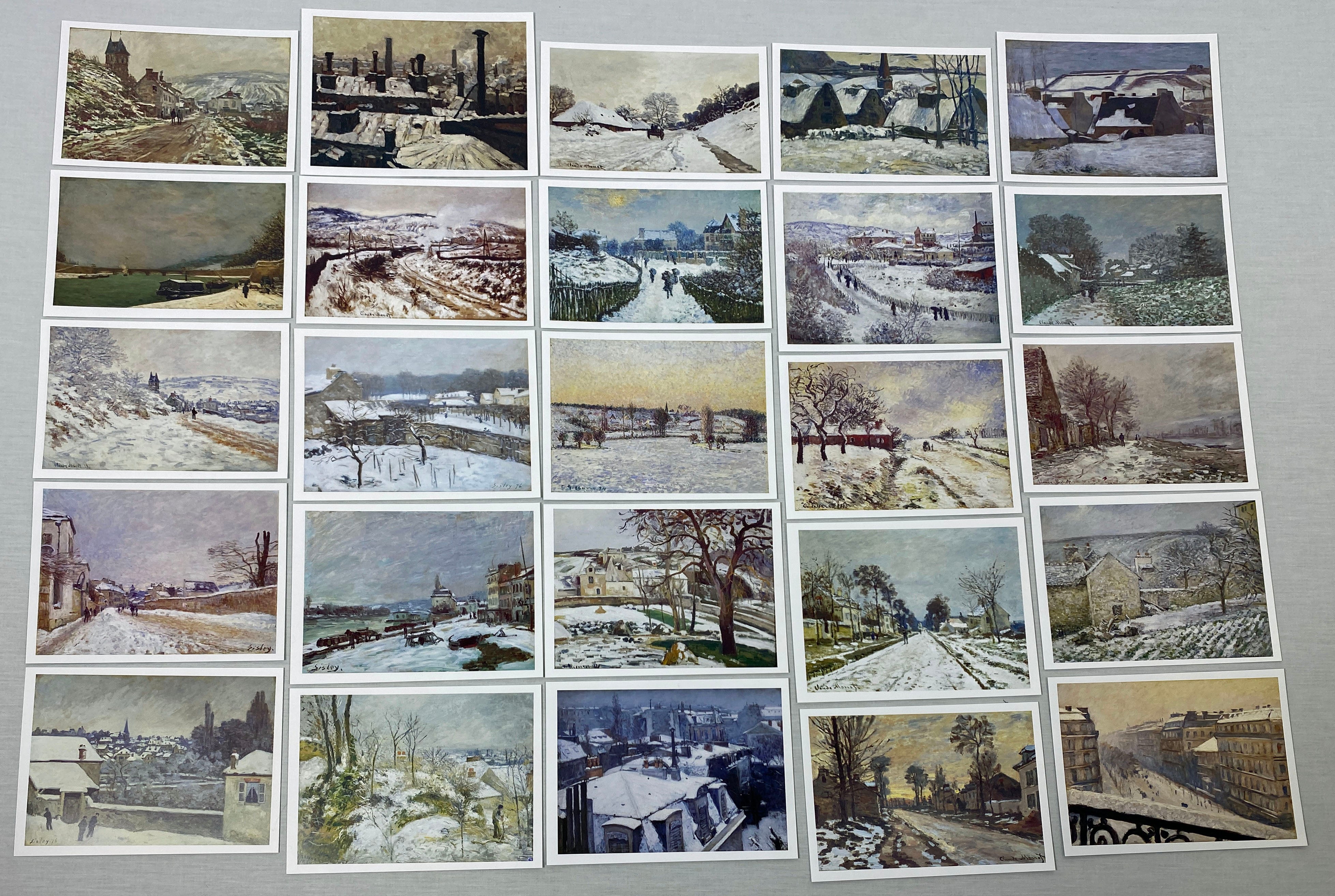 Winter Impressionist Prints