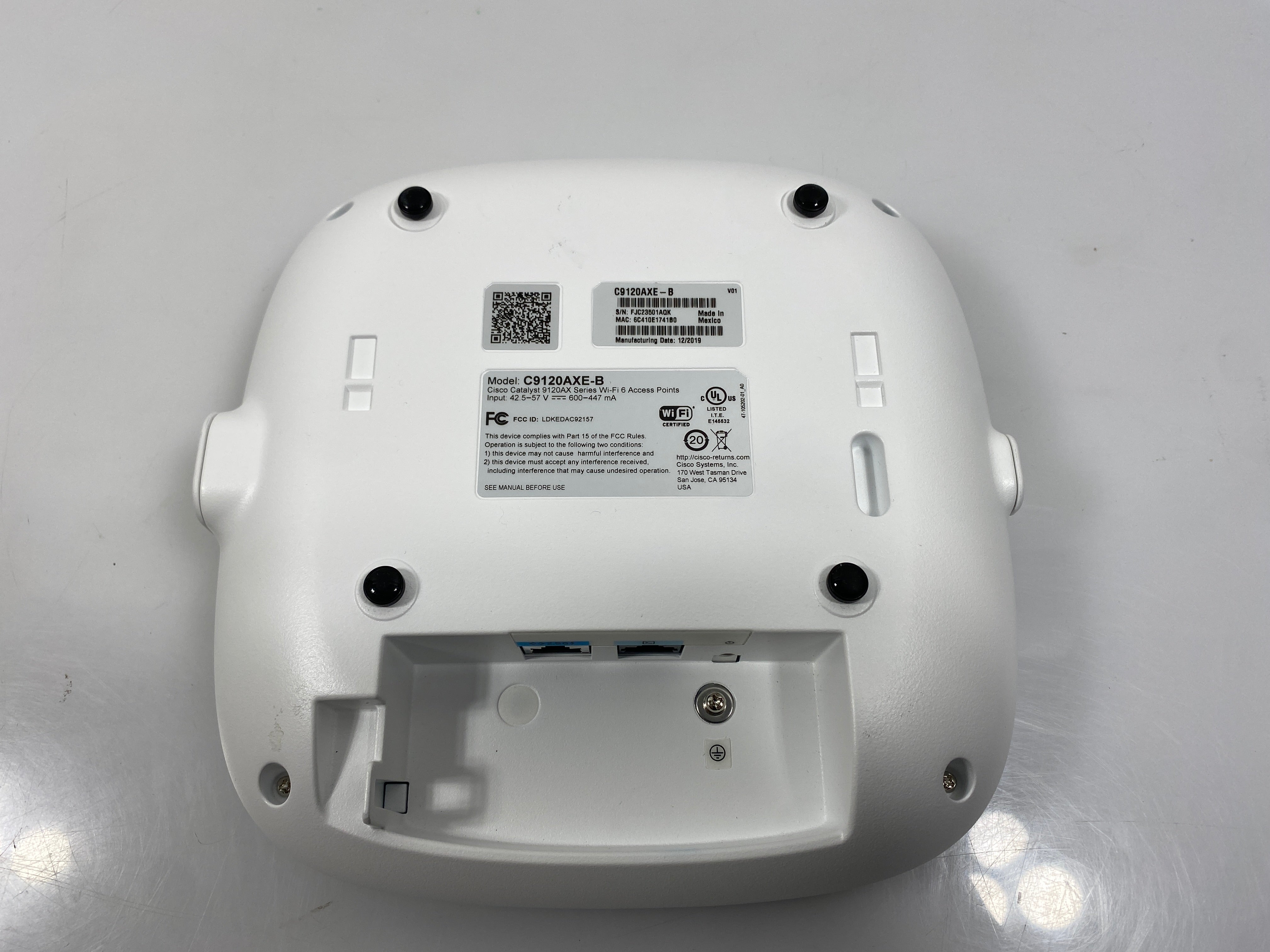 Cisco Catalyst 9120AXE-B Dual Band 802.11ax Wireless Access Point