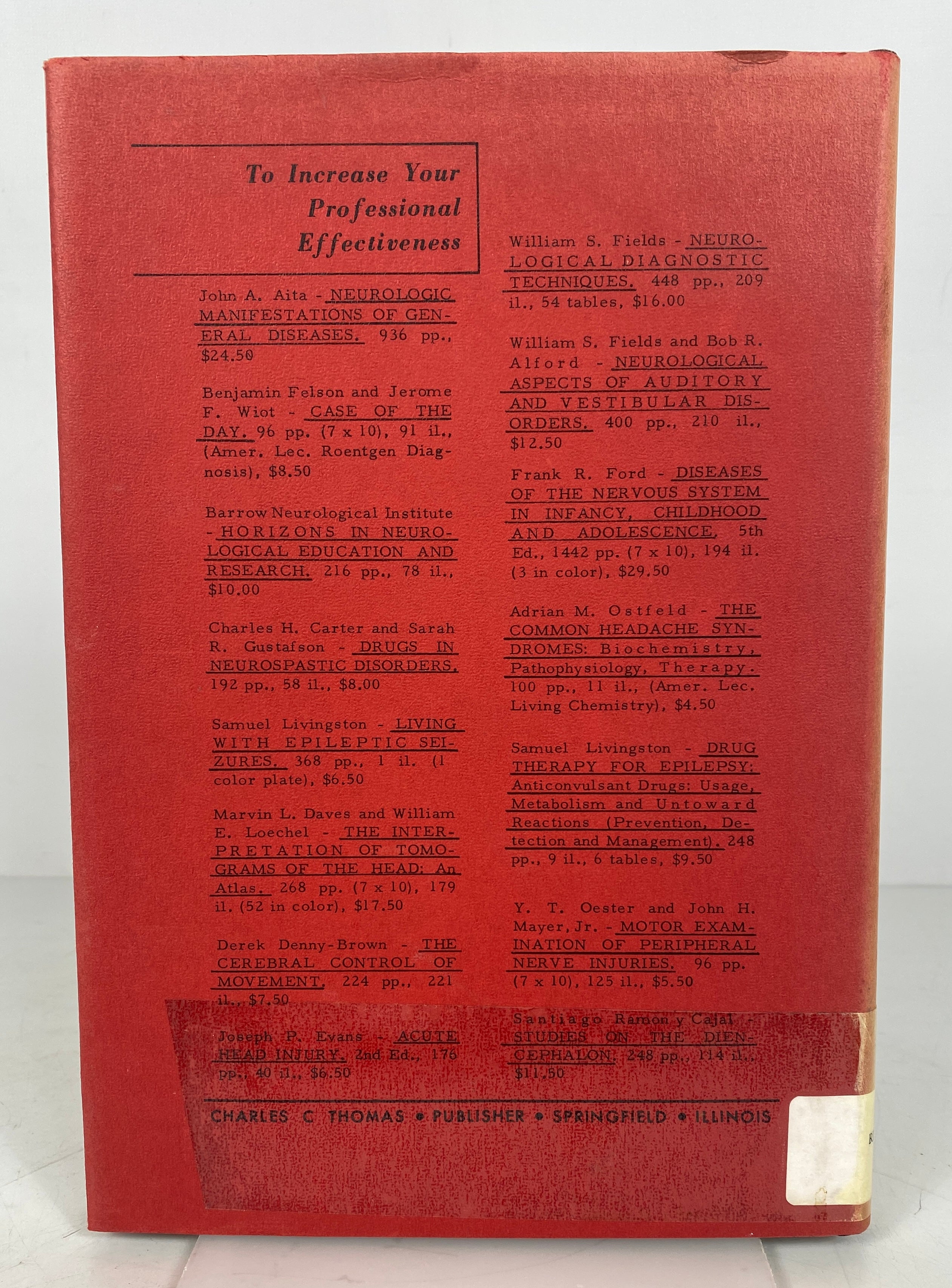 Cervical Spondylosis and its Neurological Complications Bernard Smith 1968 HCDJ