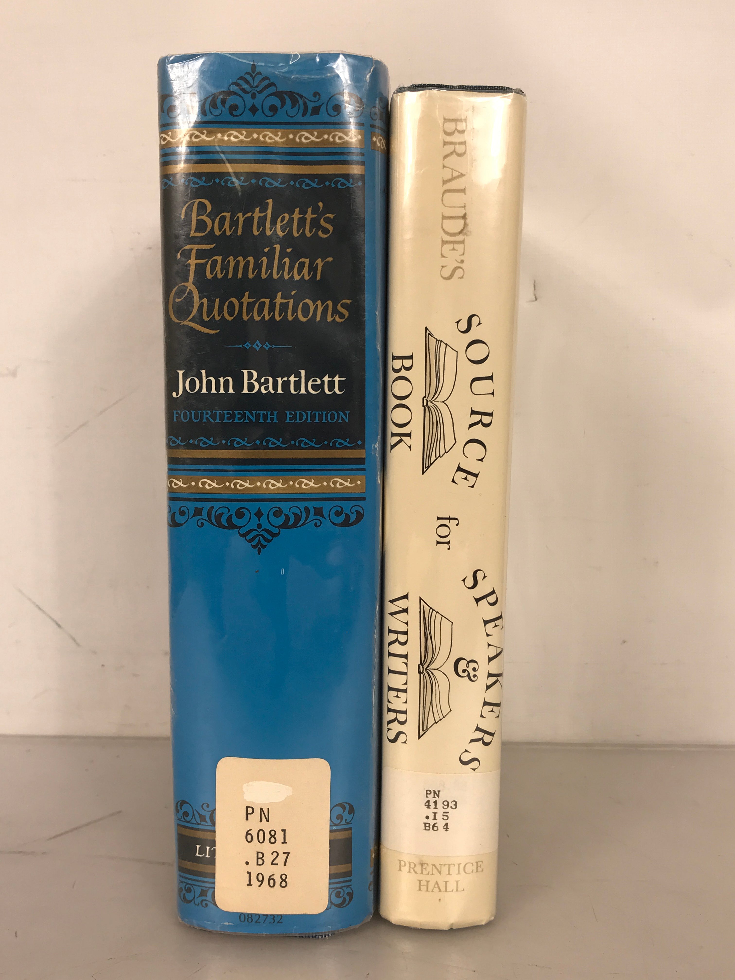 Lot of 2 Source and Quotation Books 1968 HC DJ