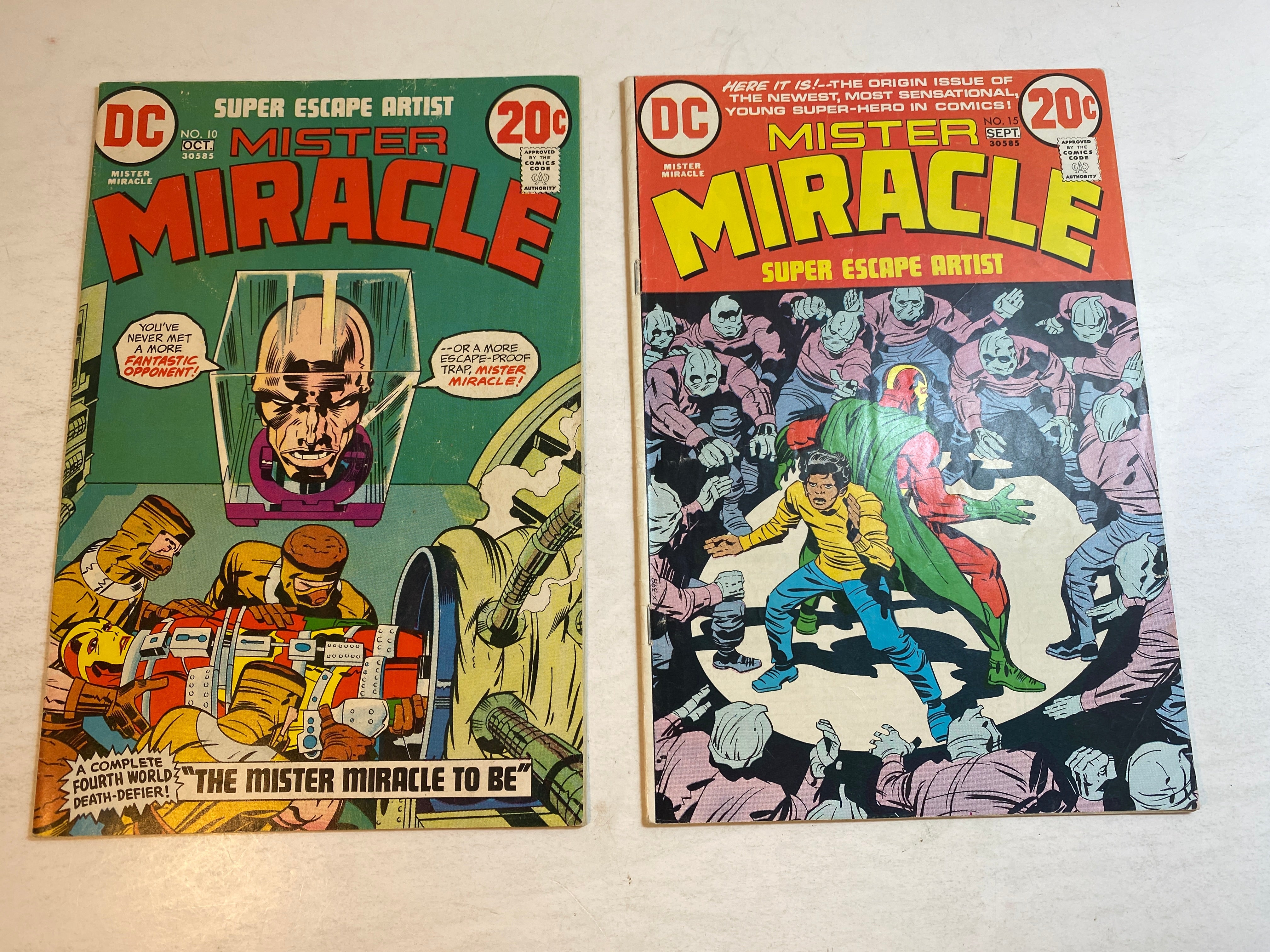 Lot of 2 Mister Miracle DC Comics 1972-1973