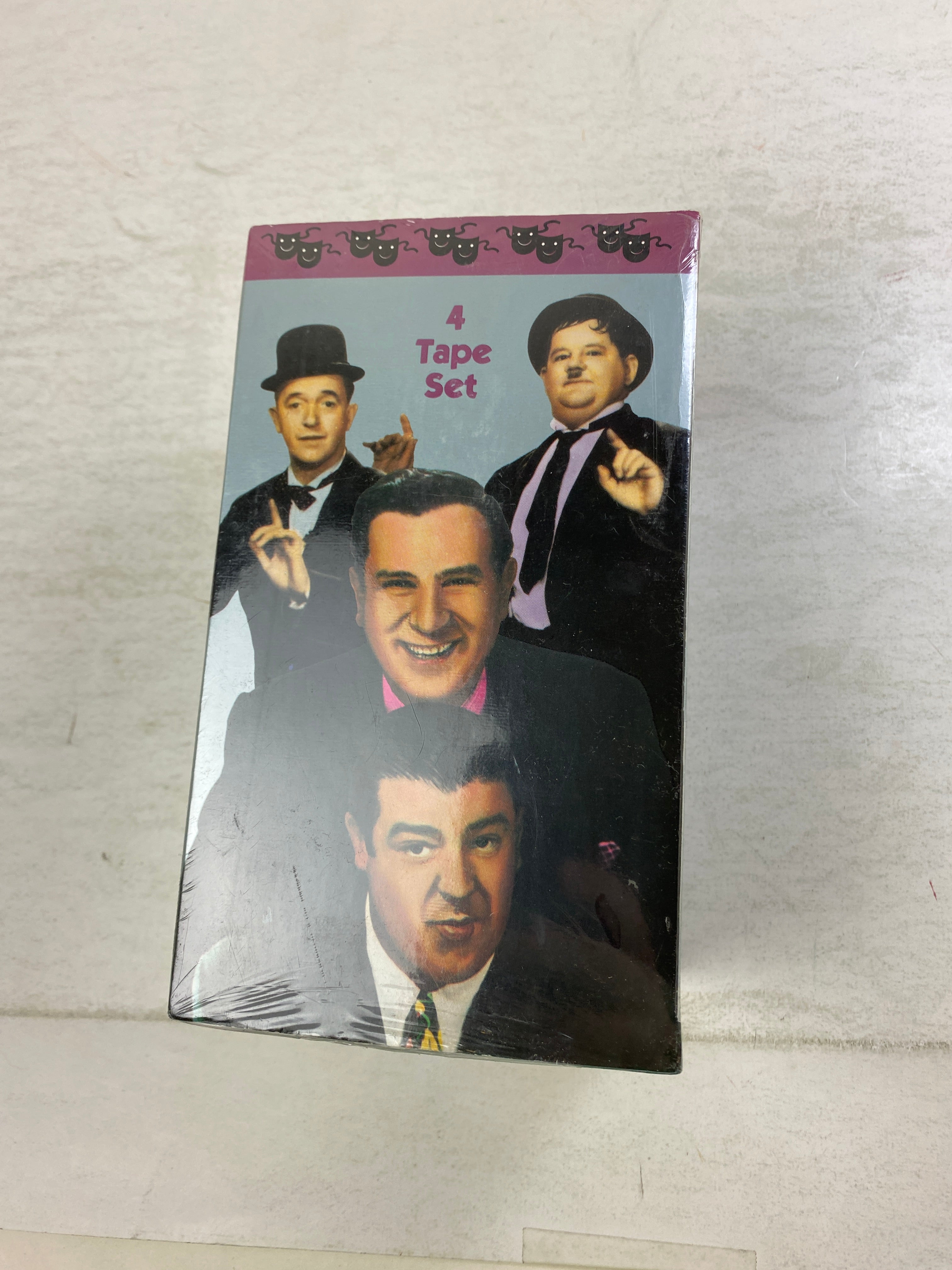 Comedy Teams VHS 4 Tape Set Abbott & Costello Laurel & Hardy  *New* 1992