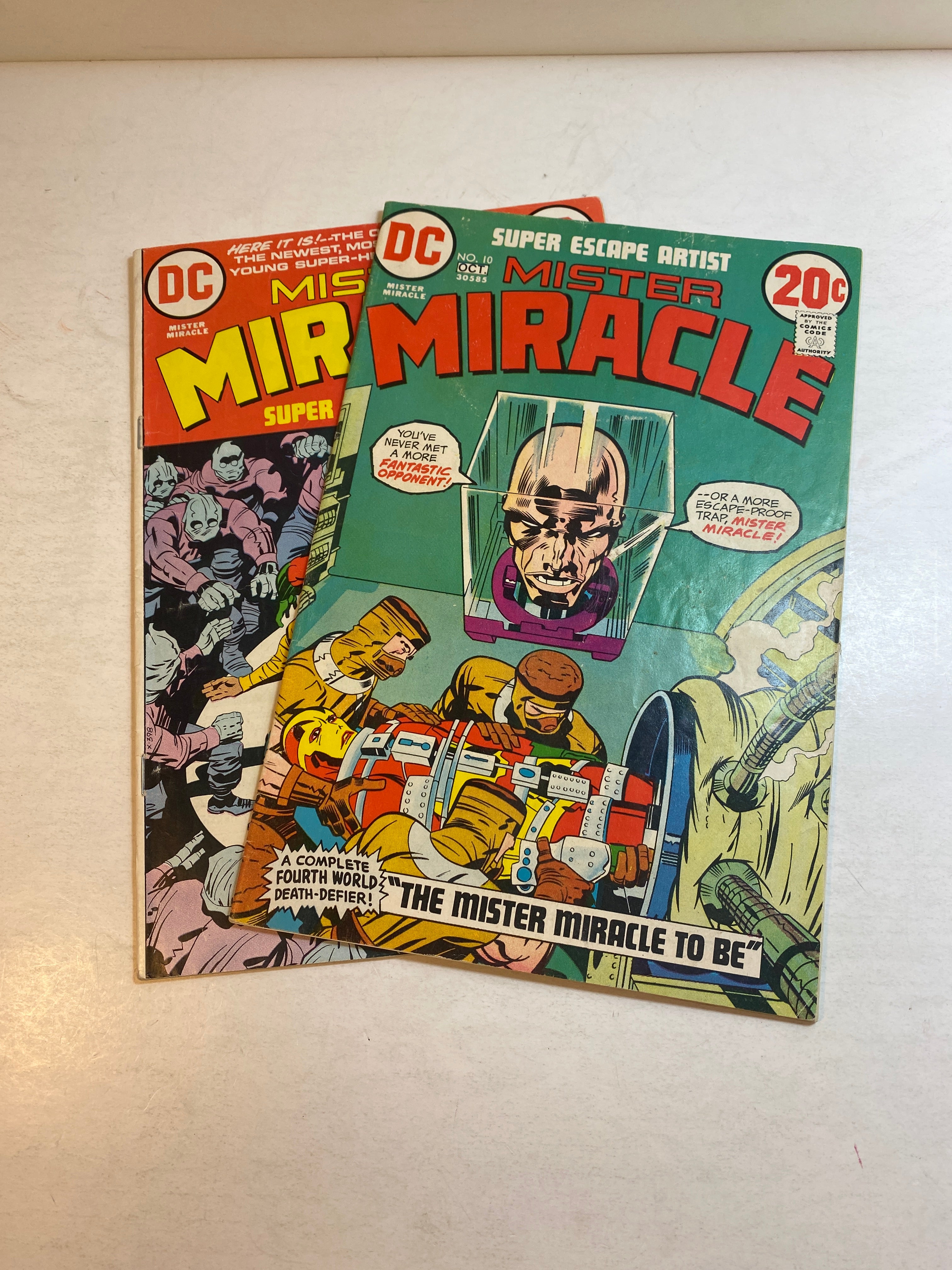 Lot of 2 Mister Miracle DC Comics 1972-1973
