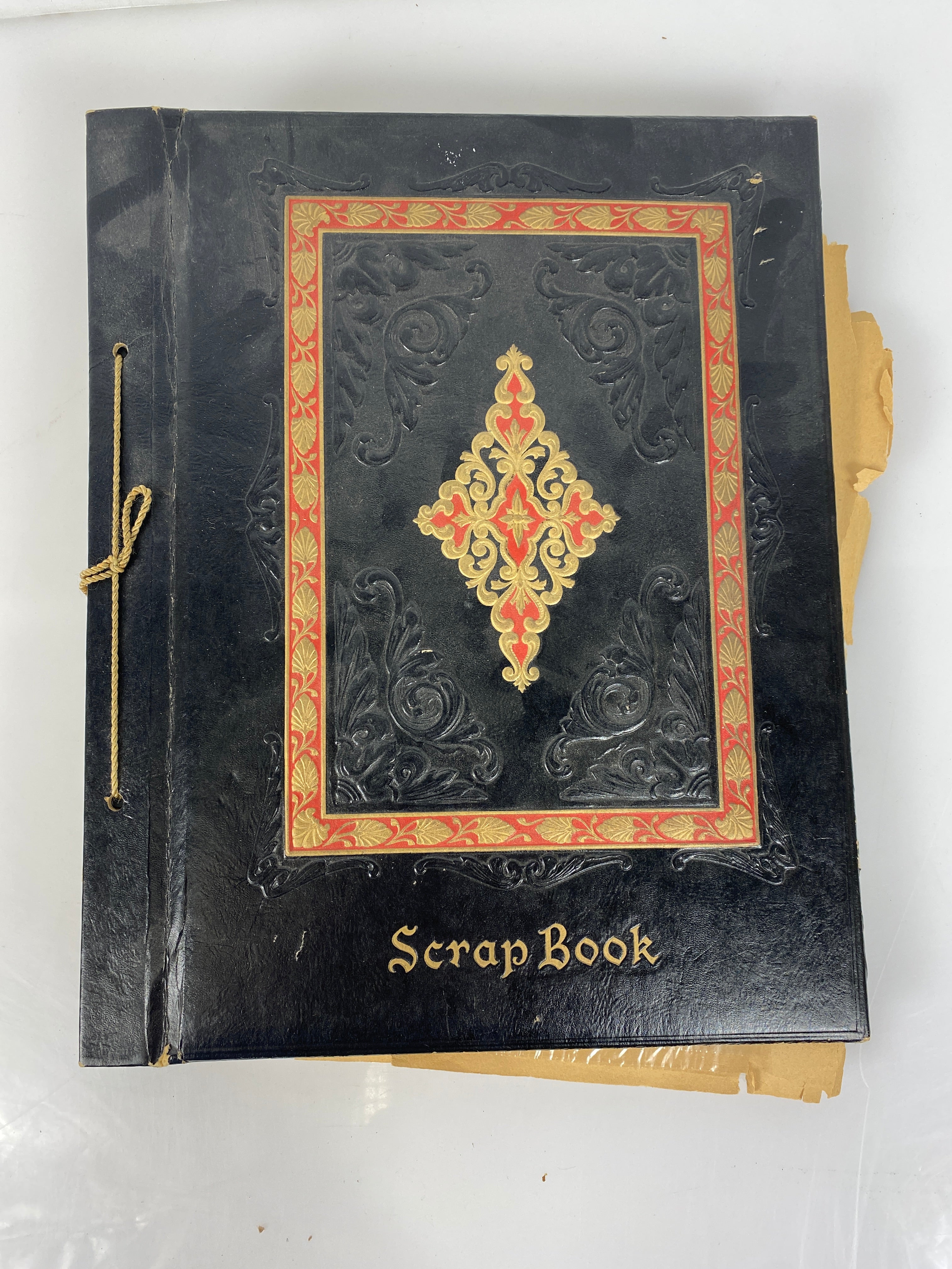 Vintage 1950s Scrapbook with letters/ephemera from 1820s Marion, OH
