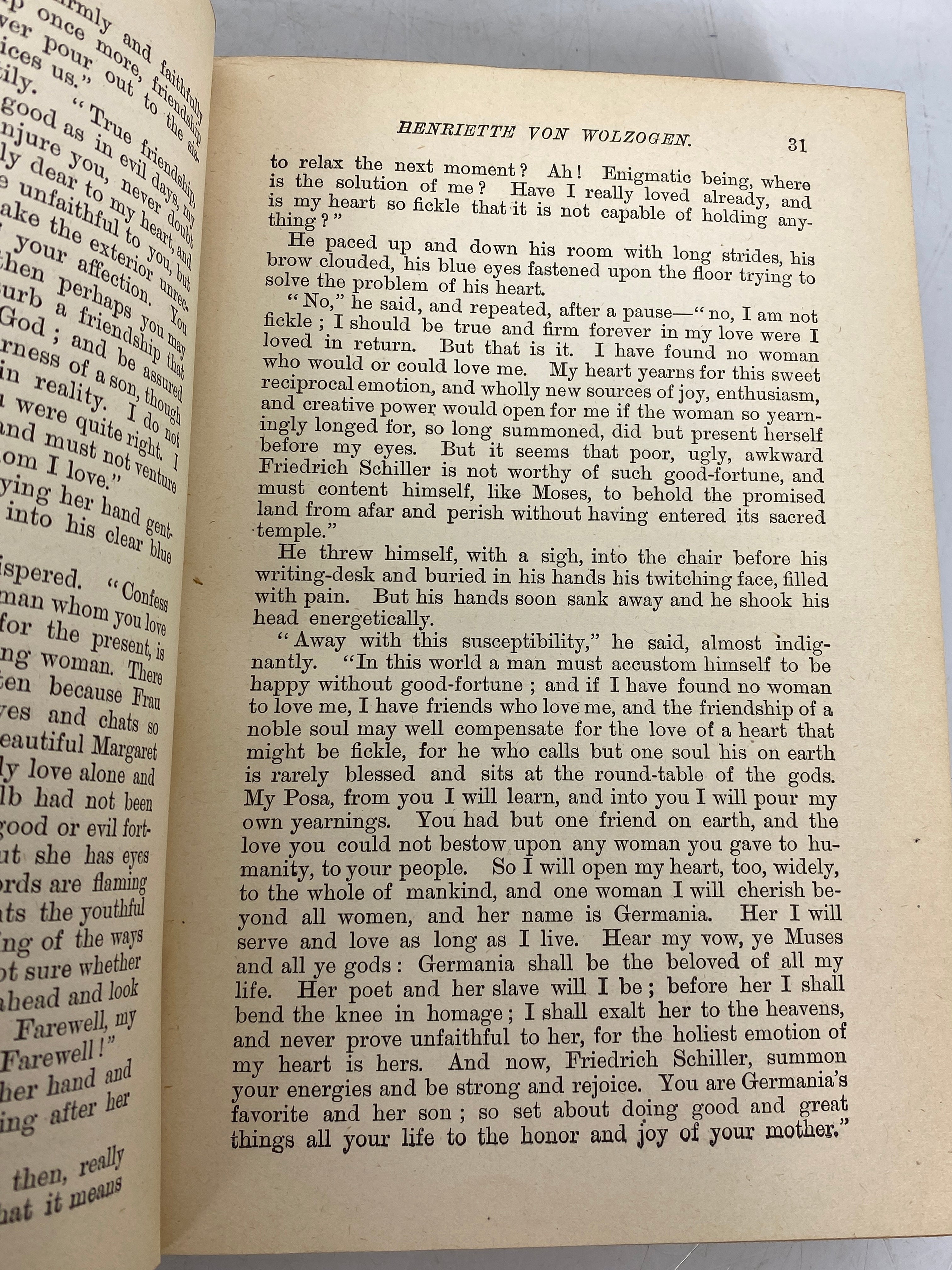 Goethe and Schiller by Louisa Mulbach The Home Library HC