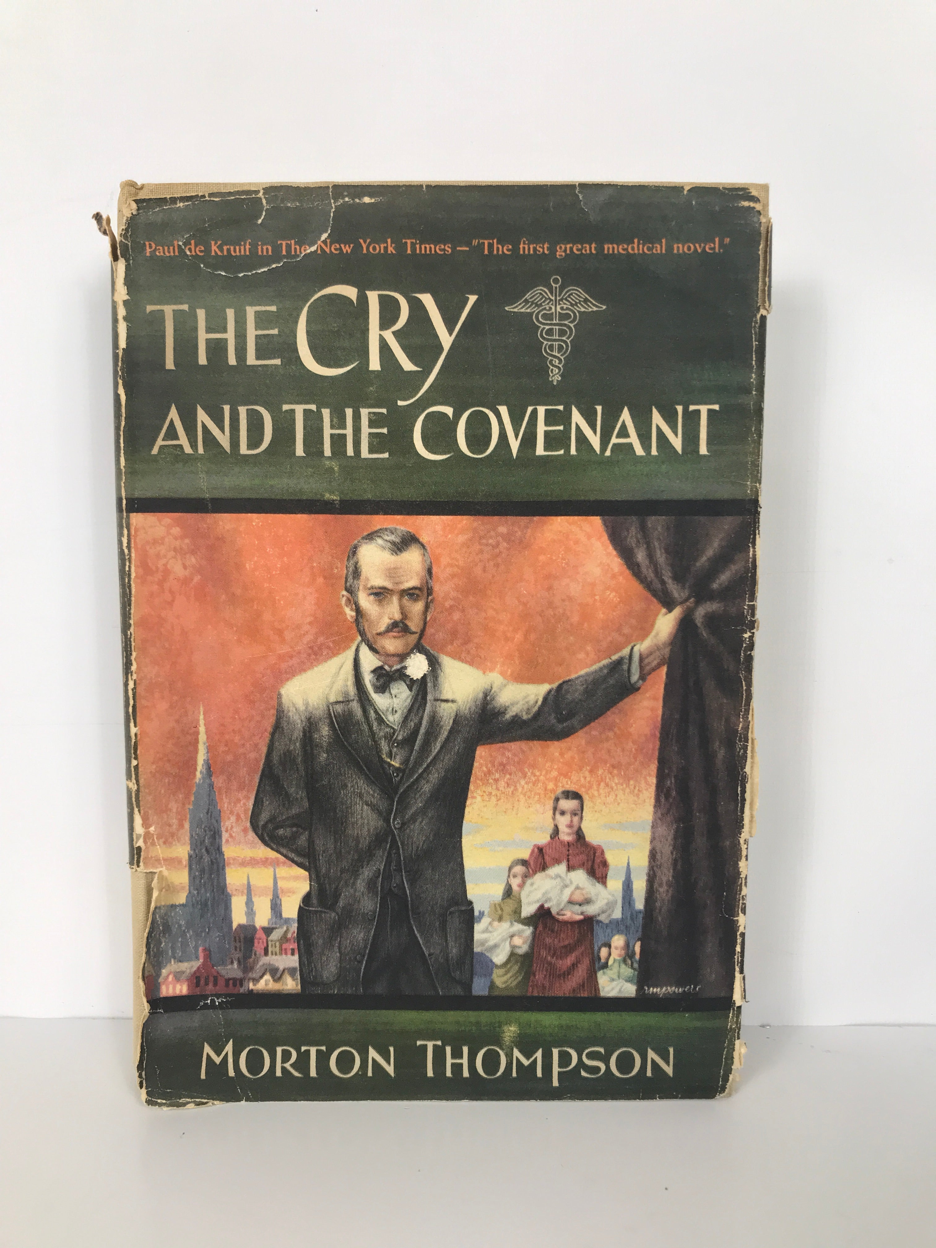 The Cry & the Covenant by Thompson 1949 1st Ed Vintage HCDJ