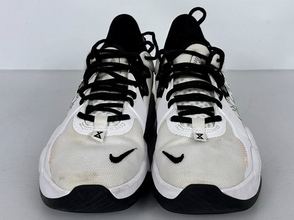 Nike White PG 5 Basketball Shoes Men's Size 9 *Used*