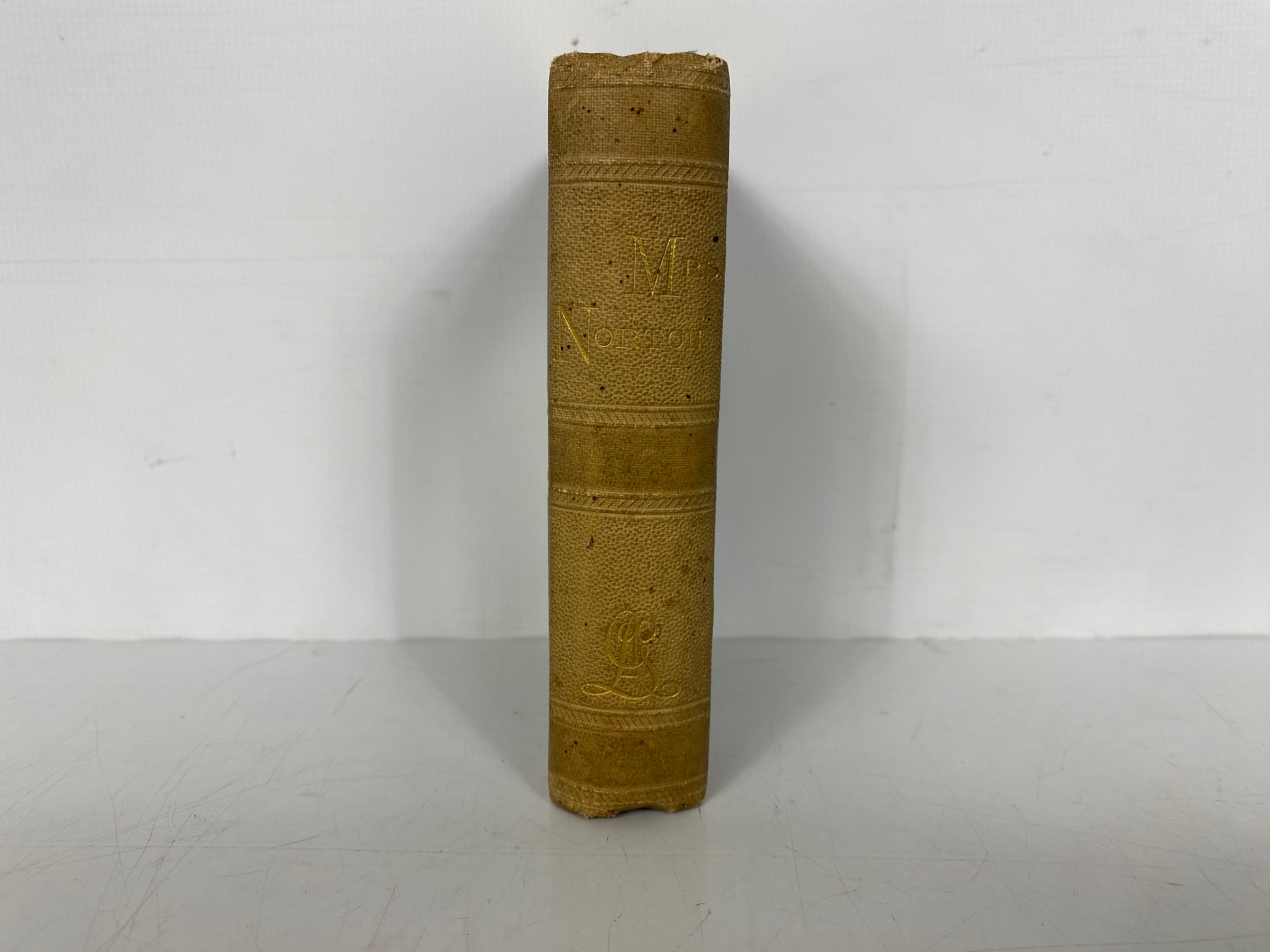 The Poems of the Hon Mrs. Norton c1880 Small Antique Leavitt & Allen HC