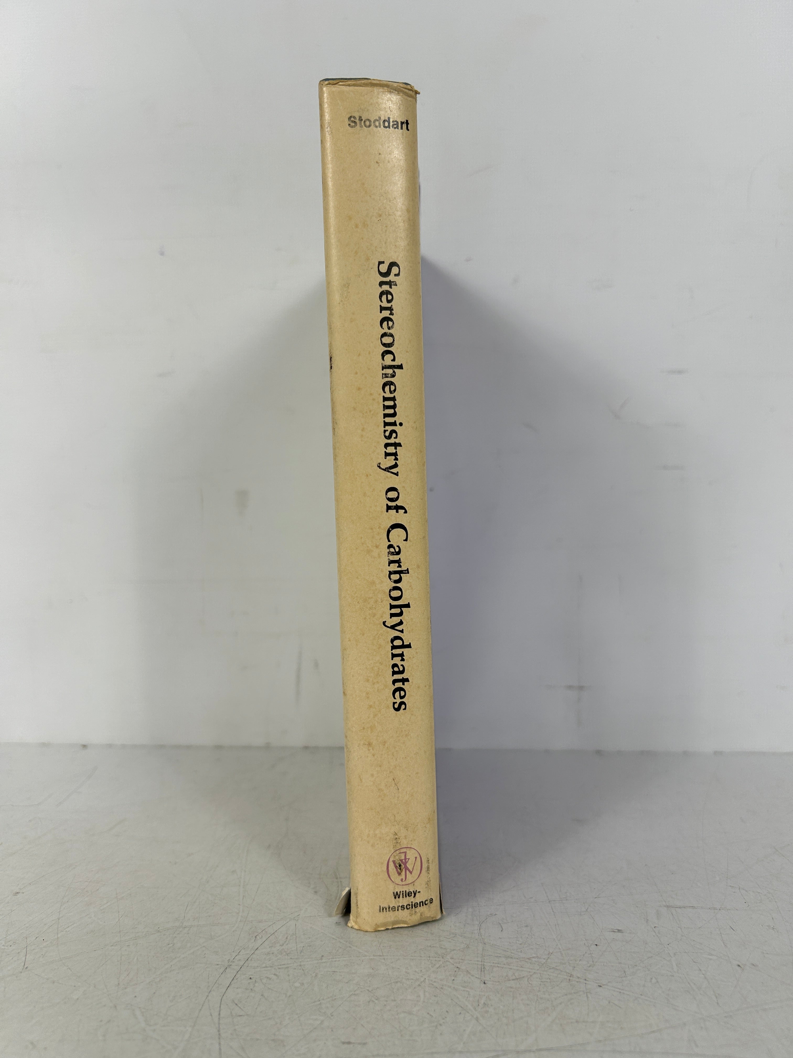 Stereochemistry of Carbohydrates by JF Stoddart 1971 First Edition HCDJ